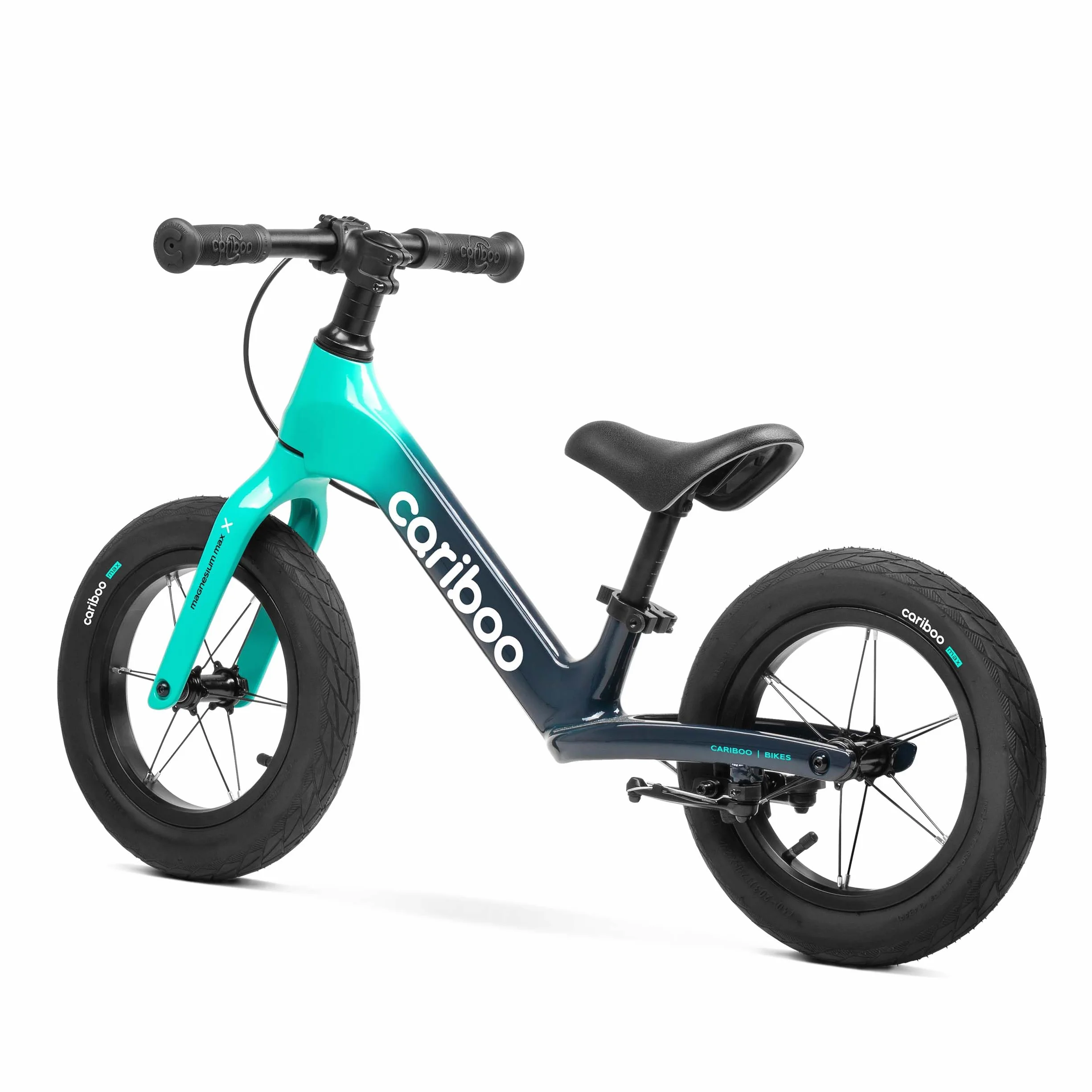 Cariboo Rowerek Biegowy dla Dzieci od 2 lat - Ultralekki 3,6 kg - Regulacja Siodełka i Kierownicy - Magnezowa Rama, Hamulec V-brake - Obciążenie do 30 kg - Magnesium Max