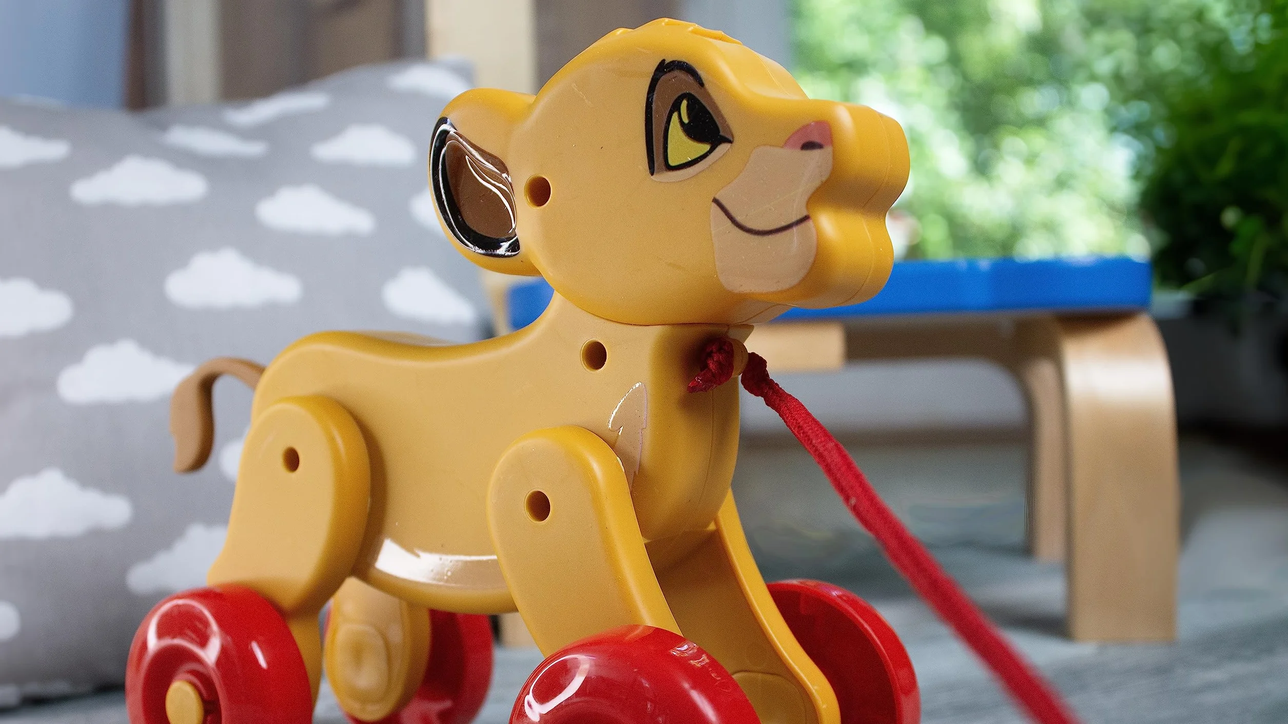 Clementoni - 17815 - Pull Along Disney Simba - Zabawka Dla Pierwszego Wieku Dla Dzieci Od 9 Miesięcy, Zabawka Do Pchania