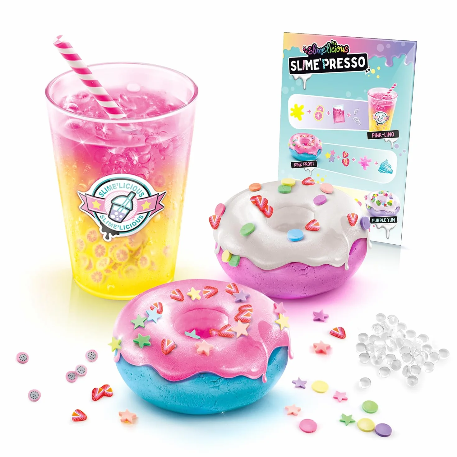 Canal Toys - Slime'Presso - Zrób i dostosowuj swoje pączki Slime DIY - SSC 257, Niebieski