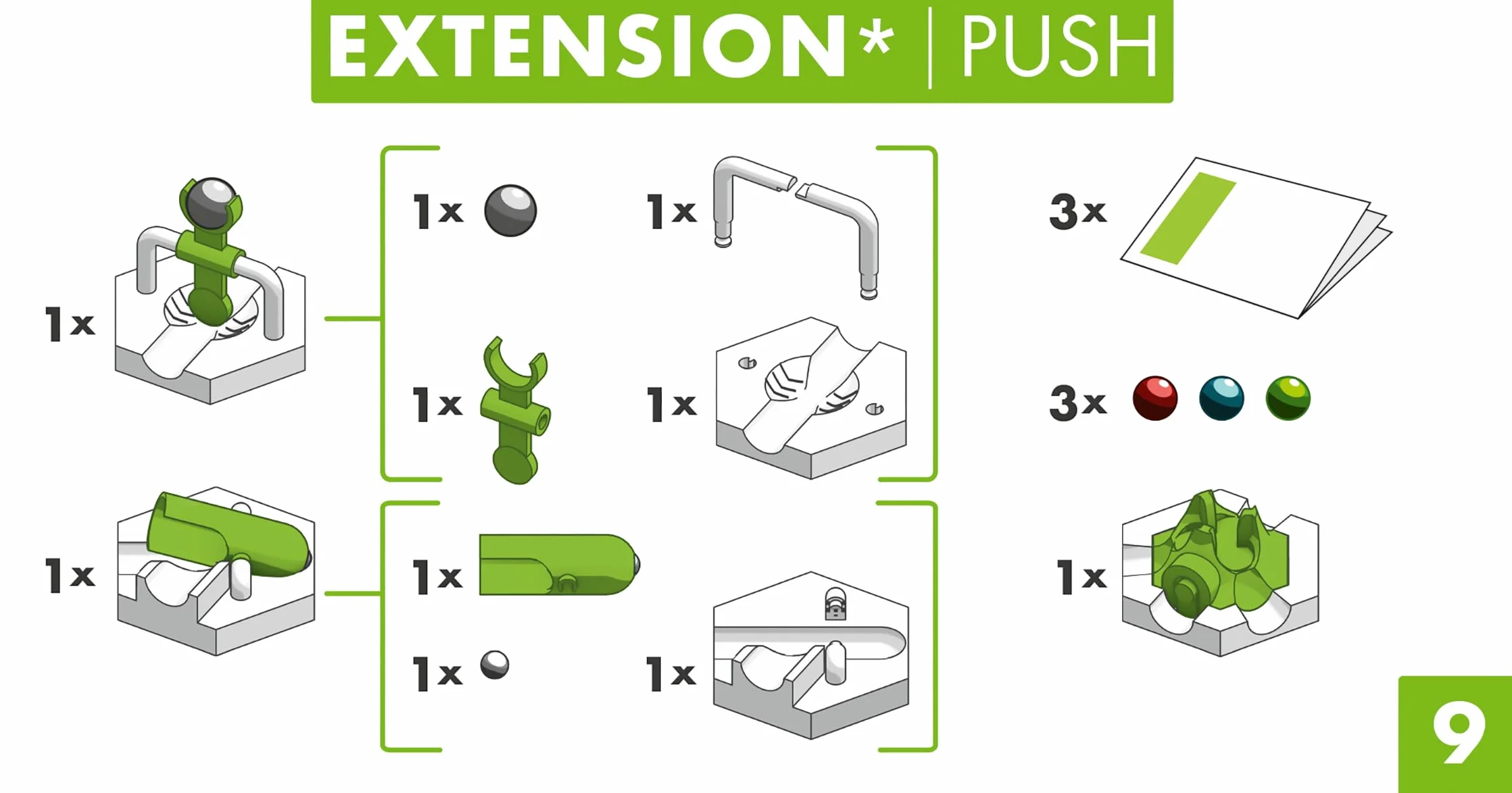 Gravitrax Zestaw Dodatków Push