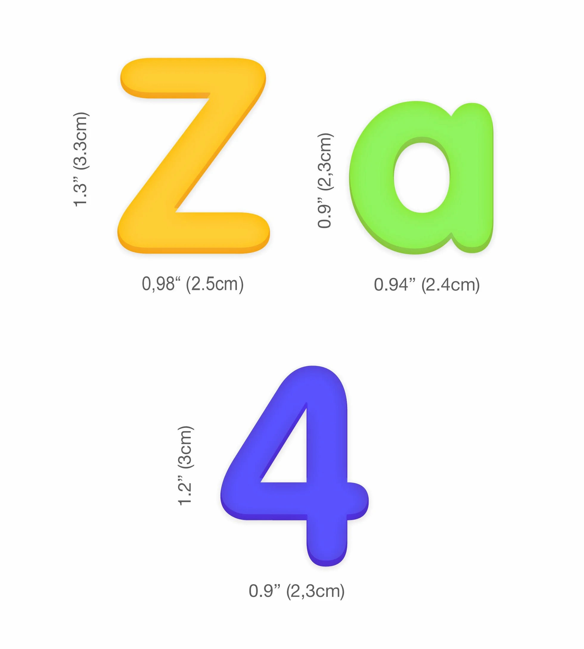 80 sztuk Zestaw magnesów alfabetowych | ABC Learning Toys | Plastikowe litery i cyfry magnetyczne | Liczby i kolory | Małe i małe litery magnetyczne wg Boxiki Kids