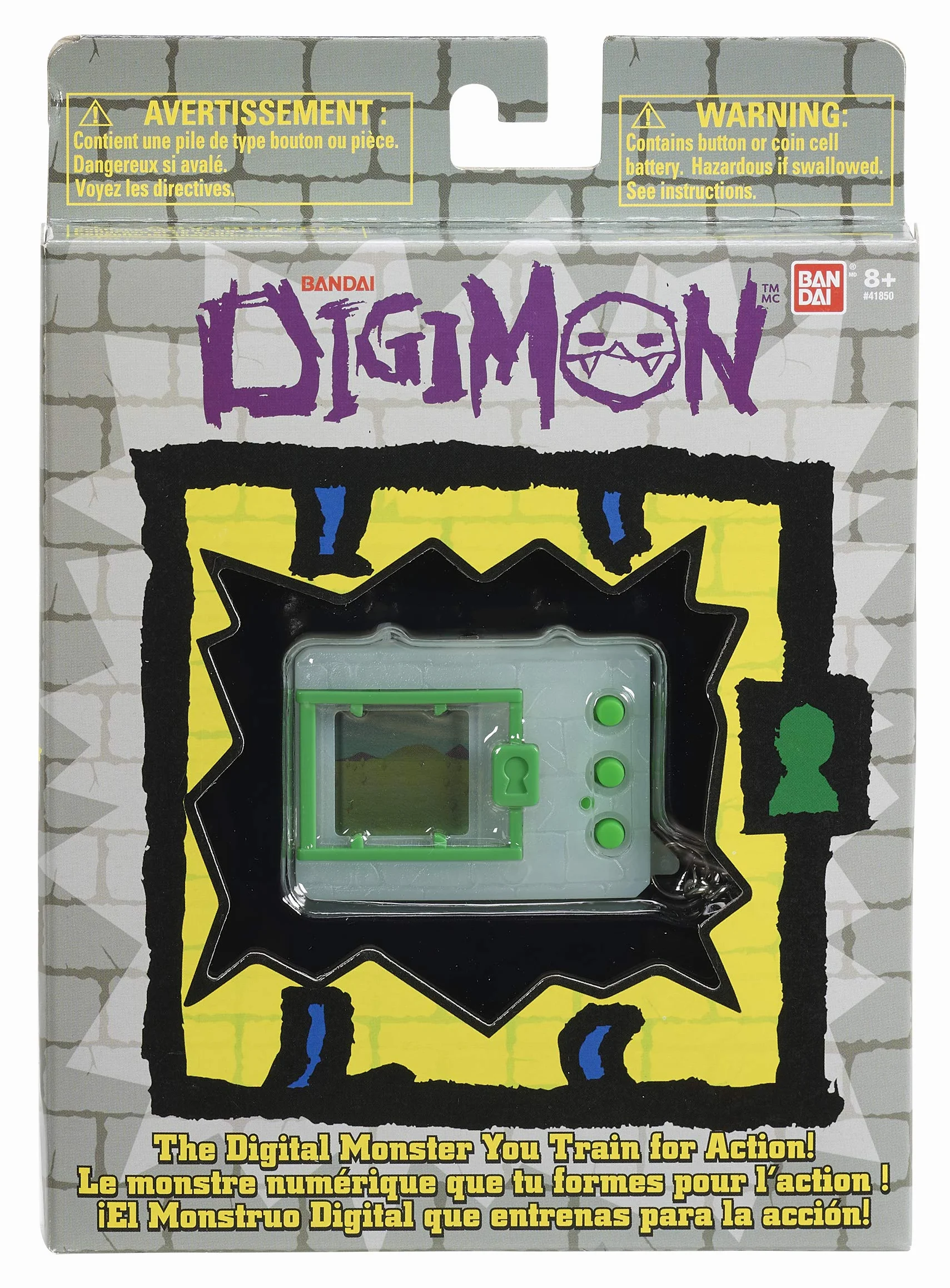 Digimon BANDAI (oryginalny) - Virtual Monster Pet od Tamagotchi, świecący w ciemności