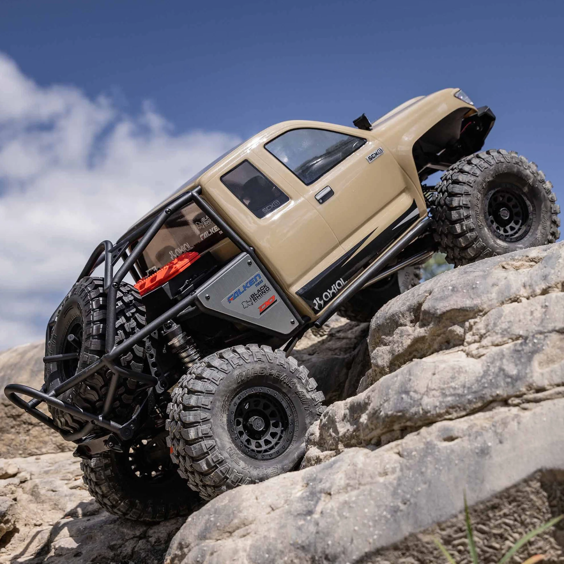 Axial RC Truck 1/6 SCX6 Trail Honcho 4WD RTR, piaskowy
