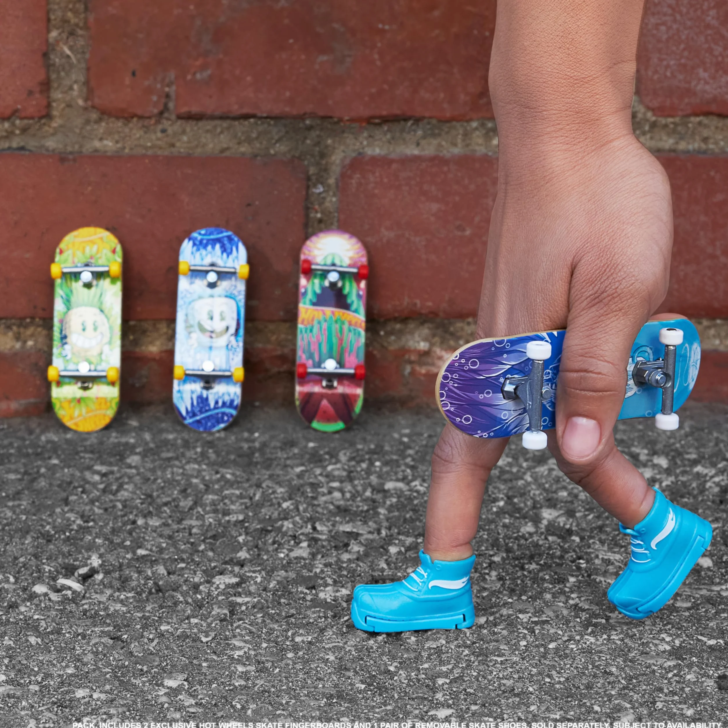 Hot Wheels Skate Skatebox 2-pak zestaw deskorolek butów HWV21