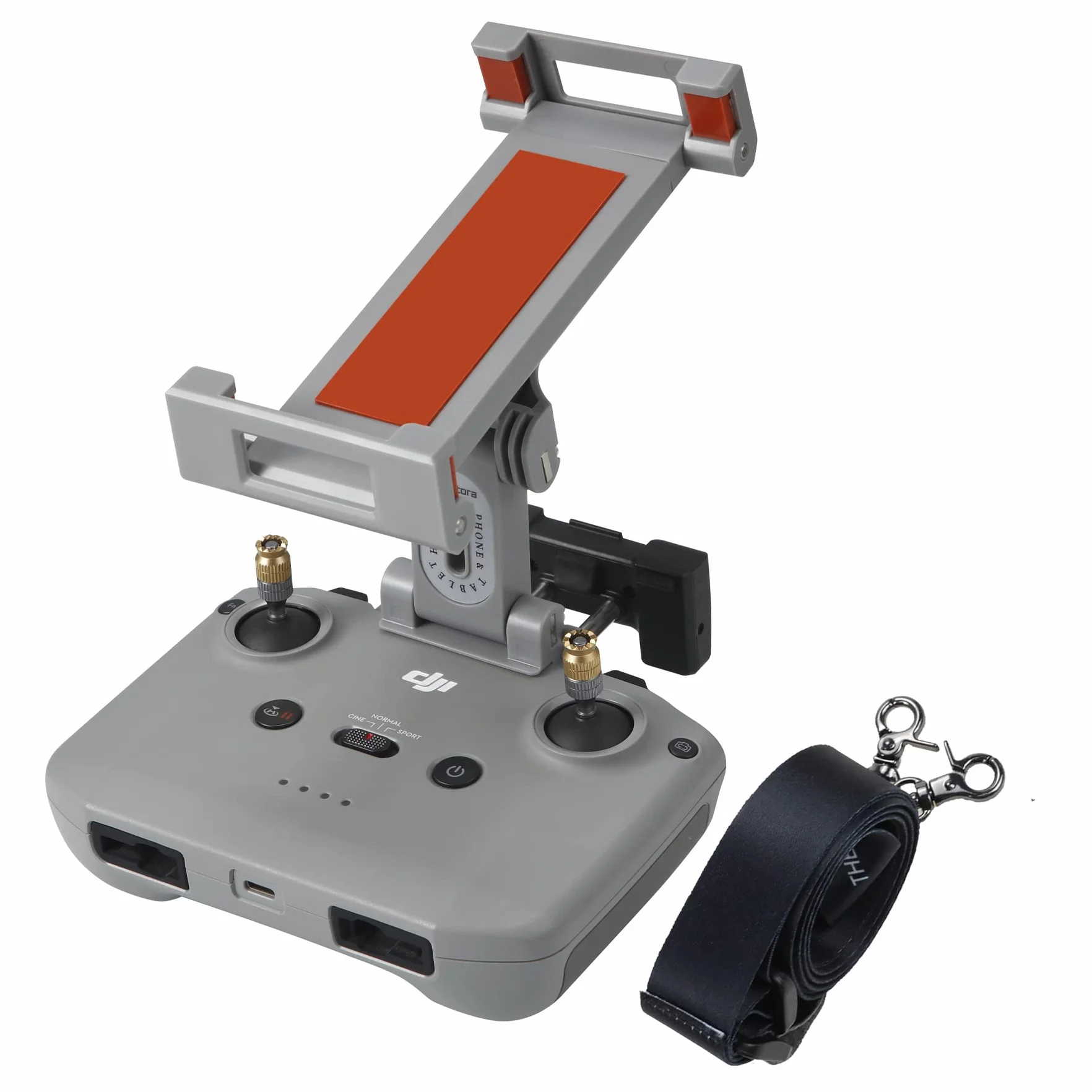 4,7-12,9 cala RC-N3/N2/N1/N1C uchwyt na telefon i tablet do pilota zdalnego sterowania do DJI Neo, Flip, Mavic 3, Air 3S/3/2S/2, Mini 5/4/3 Pro, Mini 4K/2/2 SE Drone, rozszerzone akcesoria