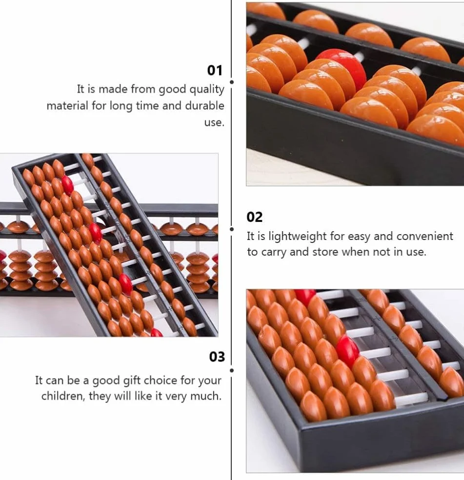 Narzędzie Abacus 15-cyfrowe liczydło Abacus Chiński klasyczny kalkulator edukacji matematycznej