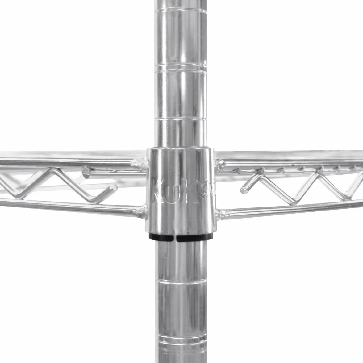 Półka druciana 5 metalowych półek o dużej pojemności wolnostojąca bez śrub regulowane półki i nóżki do regulacji poziomu kuchnia biuro garaż srebrny chrom 1000 kg nośność 45 cm x 90 cm x 180 cm