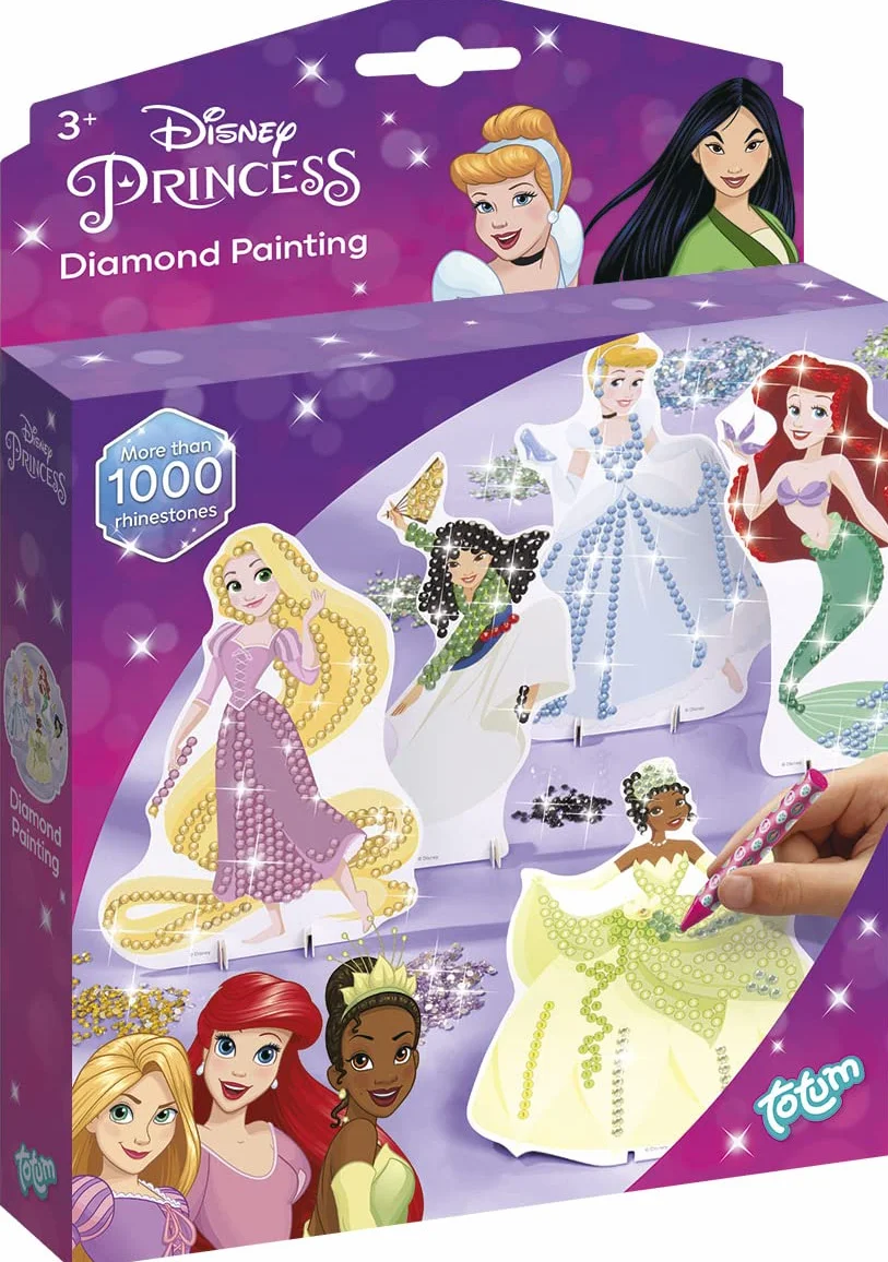 Totum Disney Princess Zestaw Do Malowania Diamentowego