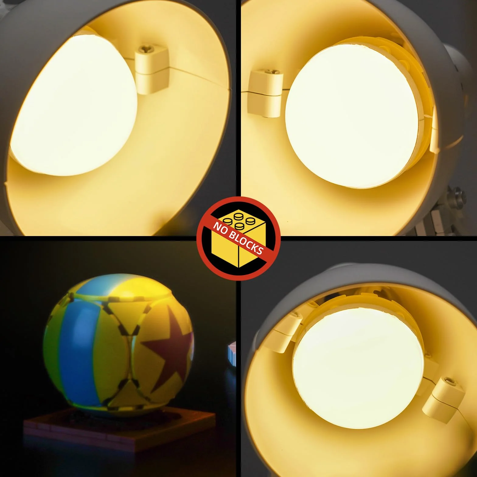 Zestaw oświetlenia LED z pilotem zdalnego sterowania kompatybilny z Lego 21357 Ideas Luxo Jr. (bez modelu) zestaw oświetleniowy kompatybilny z Lego Ideas Luxo Jr.