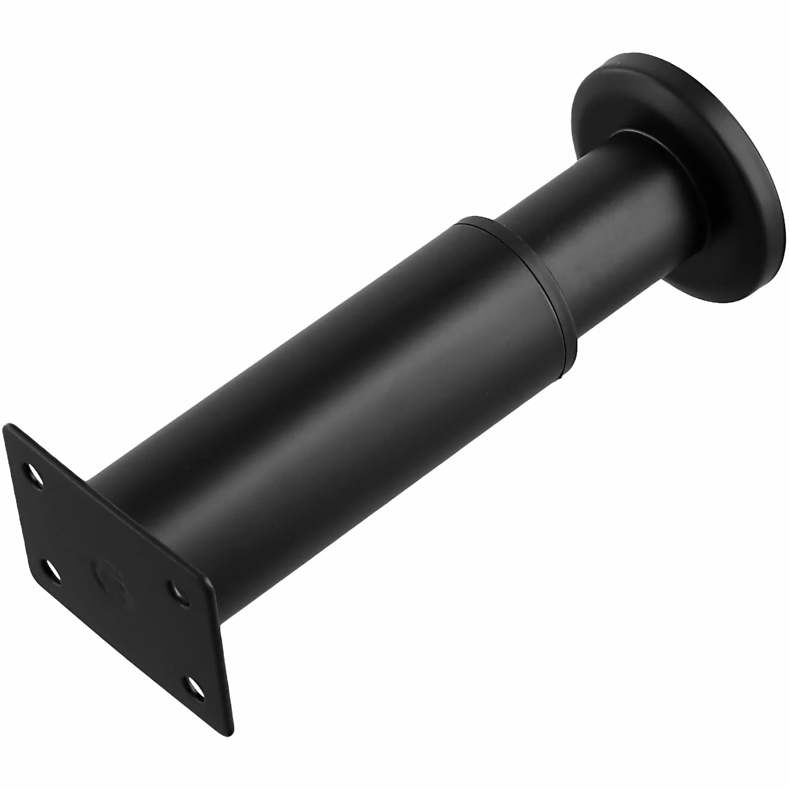 8 sztuk 12-18 cm nó?ki meblowe, regulowane, nó?ki meblowe z regulacj? wysoko?ci za pomoc? ?rub, metalowe, czarne, nogi meblowe do sofy, stolika nocnego, ?ó?ka, szafy