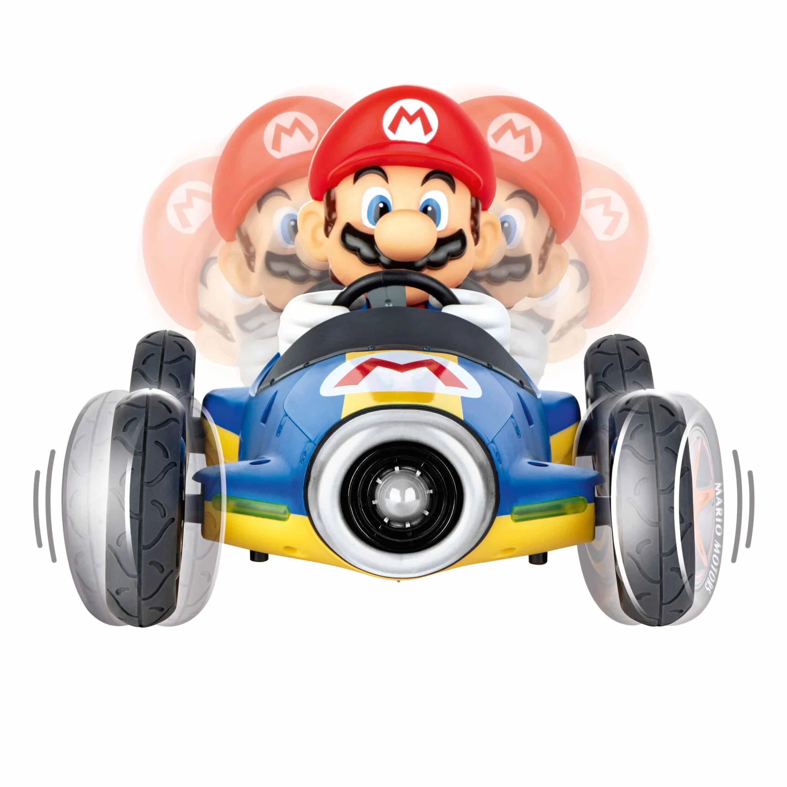 Carrera 370181066 Carrera RC Nintendo Mario Kart Mach 8 zdalnie sterowany samochód od 6 lat, do użytku wewnątrz i na zewnątrz Mini Mario Kart do zabrania ze sobą