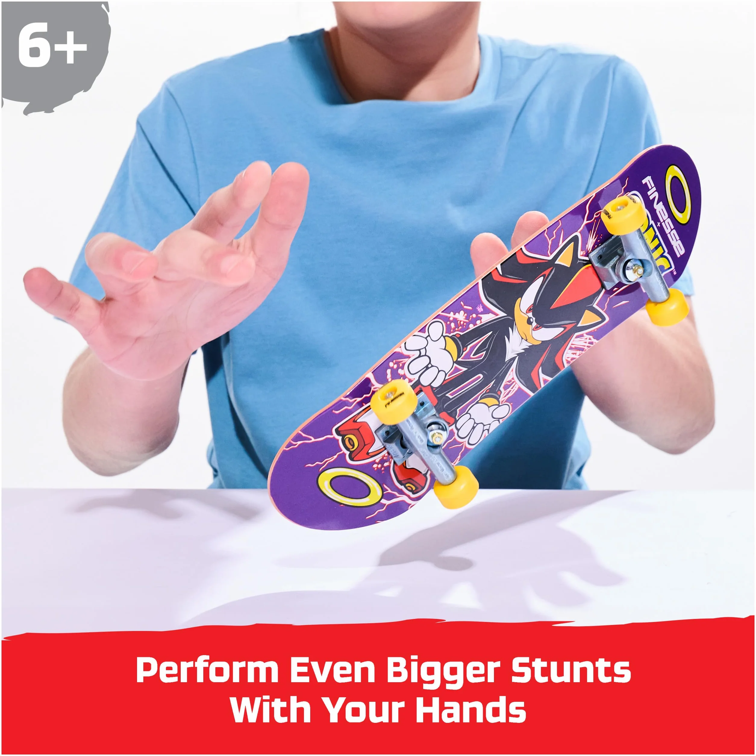 Tech Deck Skate na palcach Sonic Finesse 27 cm Mini skate zabawka
