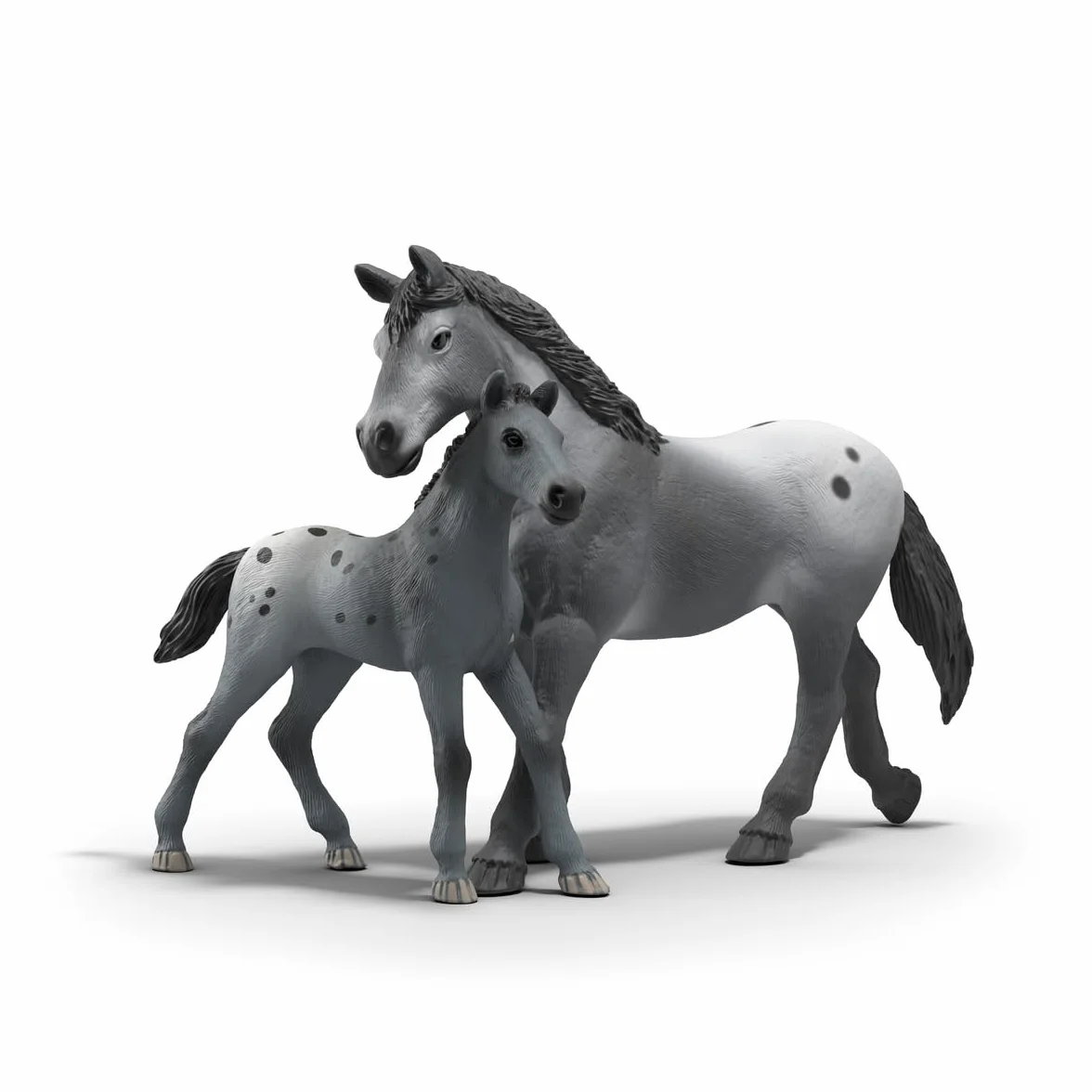 schleich HORSE CLUB | Trening turniejowy Lisy 42776 | Zestaw z koniem, źrebięciem, ruchomą figurką Lisy, przeszkodami i akcesoriami jeździeckimi | Zabawka konie od 5 lat | 7 elementów