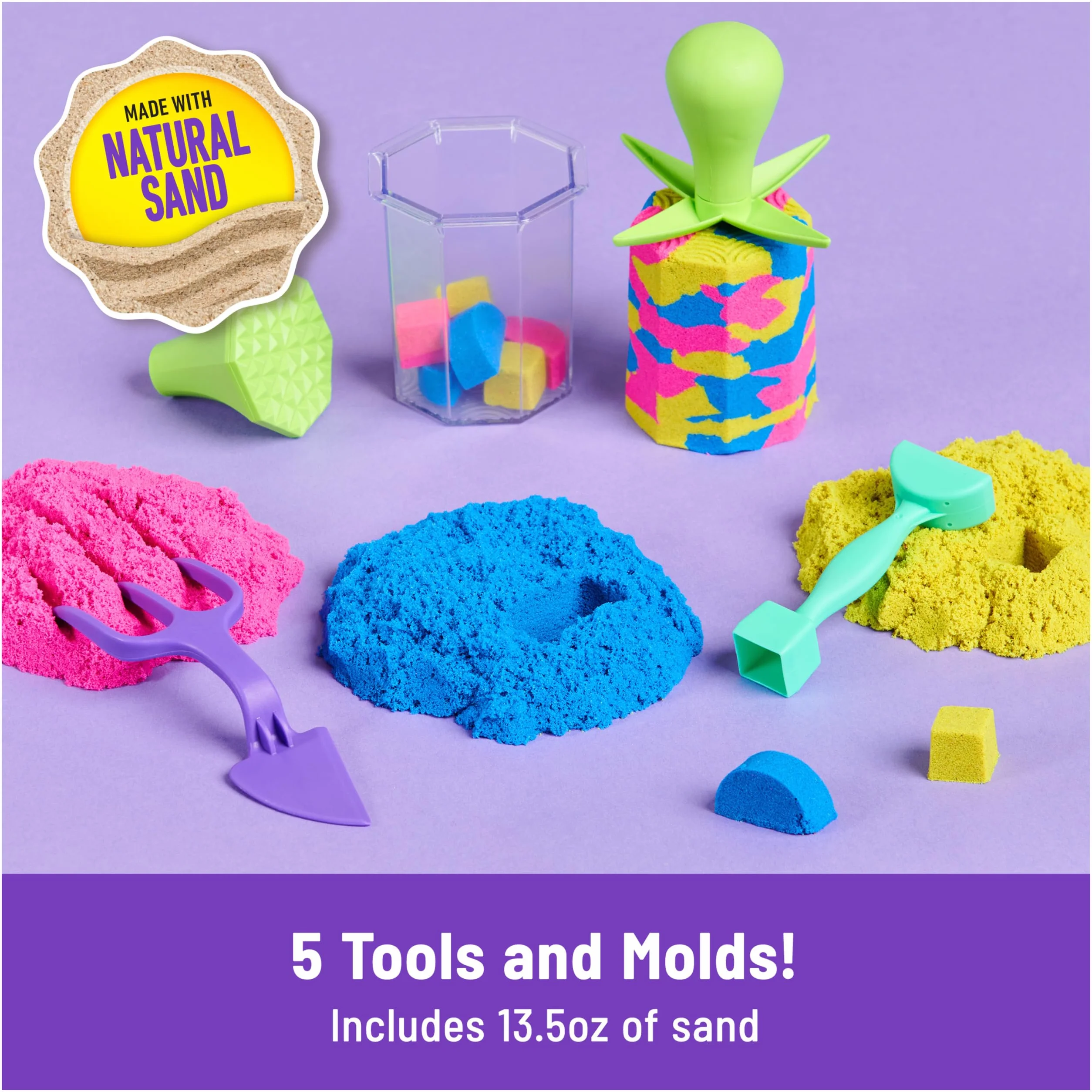 Kinetic Sand - Zgniataj i twórz
