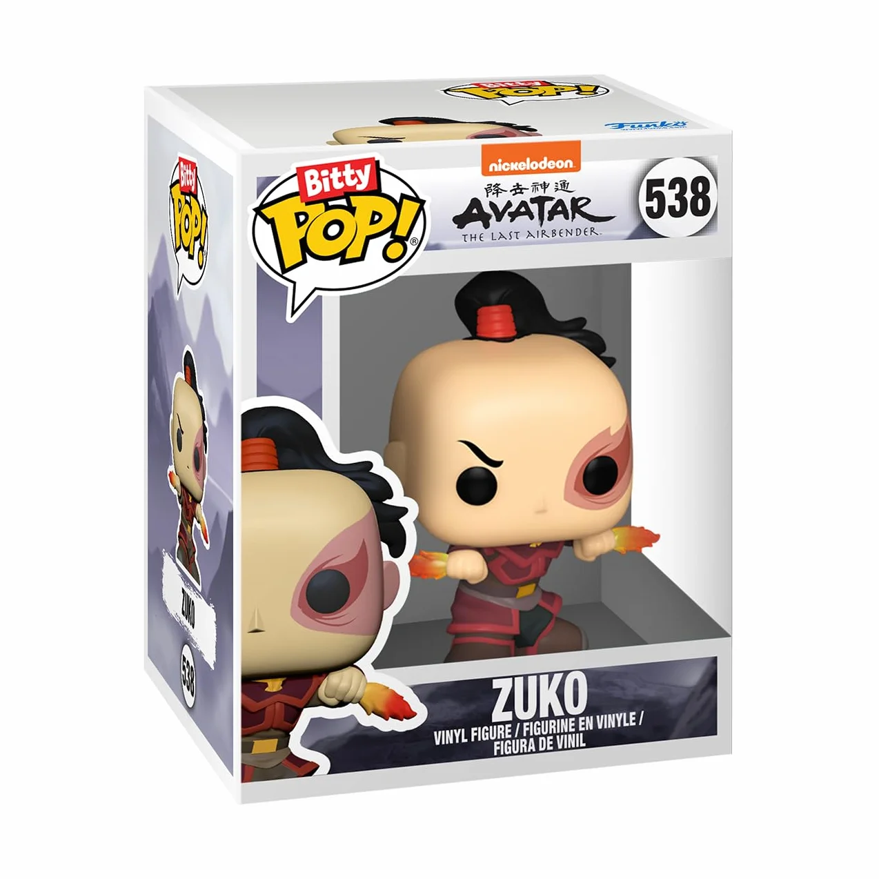Funko Bitty POP! Avatar: the Last Airbenderand A Surprise Mystery Mini figurka - 0,9 cala (2,2 cm) do kolekcjonowania - w zestawie półka do układania w stosy - pomysł na prezent