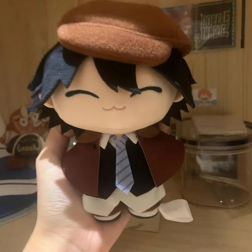 Zhongkaihua 20 cm Dazai Osamu pluszowa poduszka wisiorek Deocr Dazai Osamu figurka pluszowa anime PP bawełniana torba samochodowa torba domowa brelok dekoracja prezent dla fanów