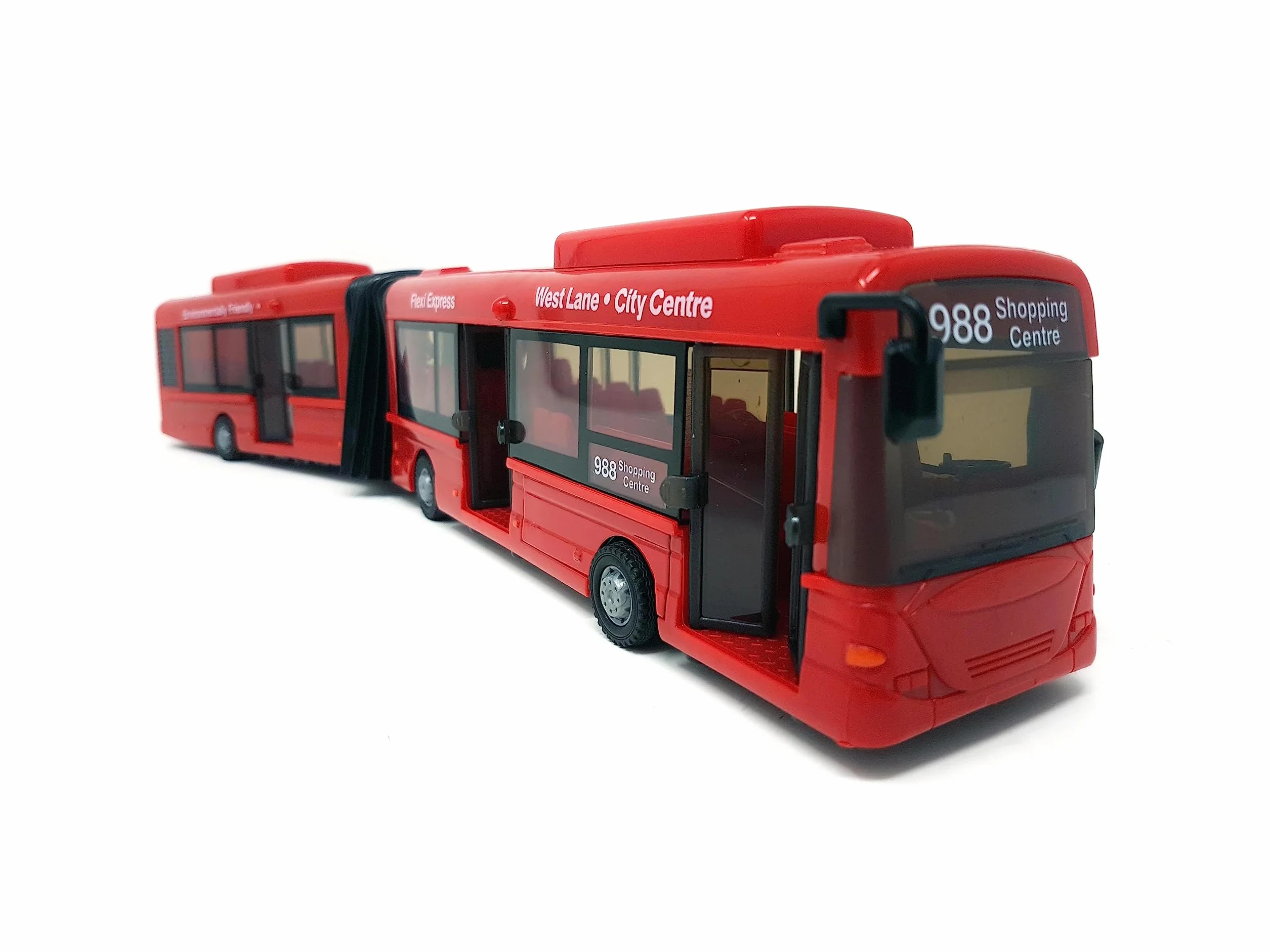 PLAYJOCS GT-6258 autobus miejski, 41 cm - model samochodu do gier w skali