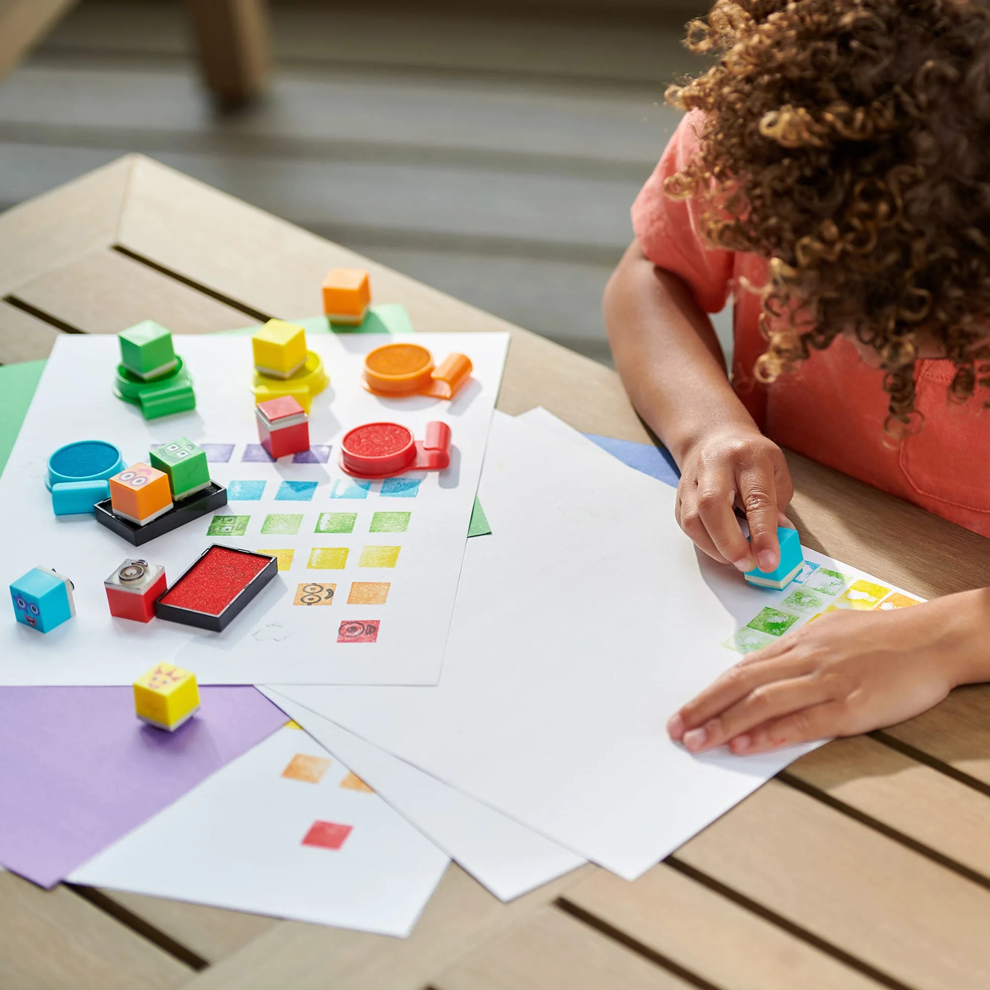 Learning Resources Numer Bloki Stampolina Park Pieczatka 32-Kawalki Aktywnosc Zestaw