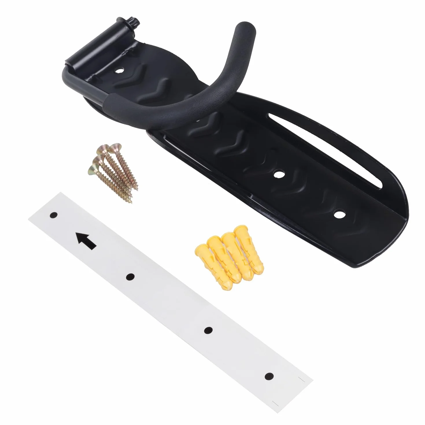 Maclean Stojak rowerowy uchwyt ścienny pionowy stalowy hak do przechowywania 61-74 cm (4)