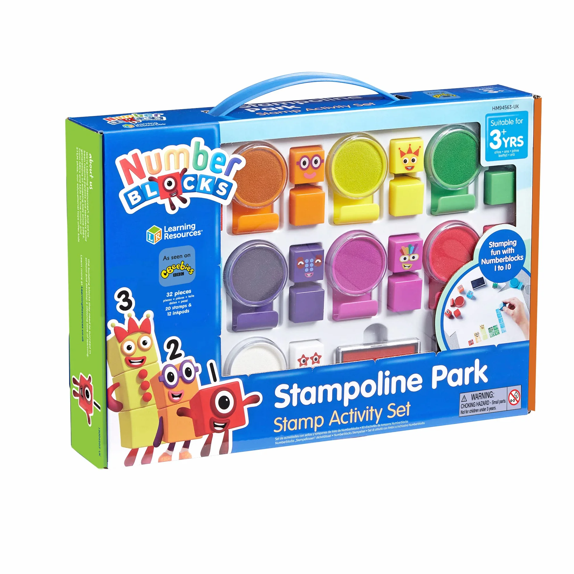 Learning Resources Numer Bloki Stampolina Park Pieczatka 32-Kawalki Aktywnosc Zestaw