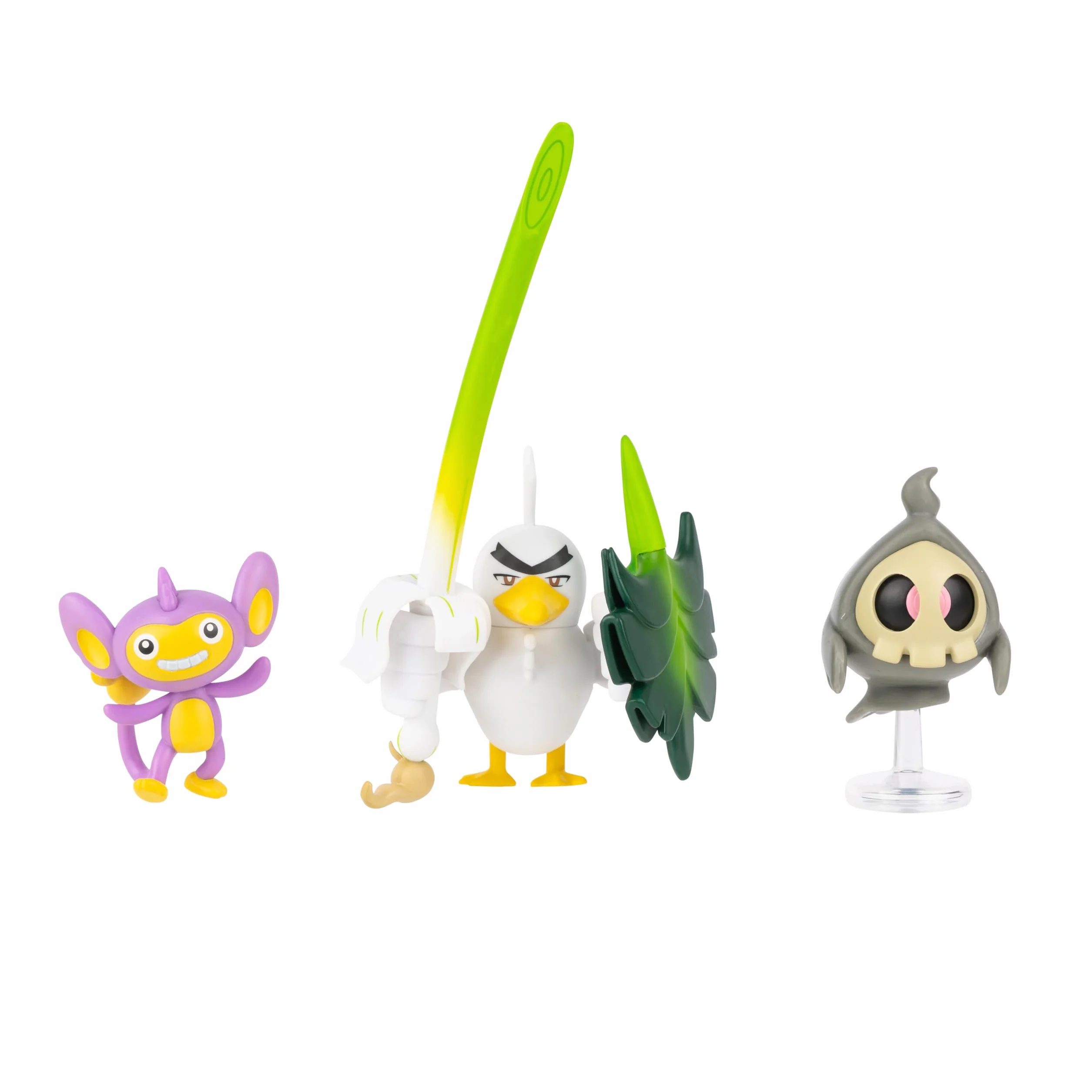 Pokémon PKW4093 zestaw figure, oficjalny zestaw figure, Duskull, Aipom, Sirfetch´d