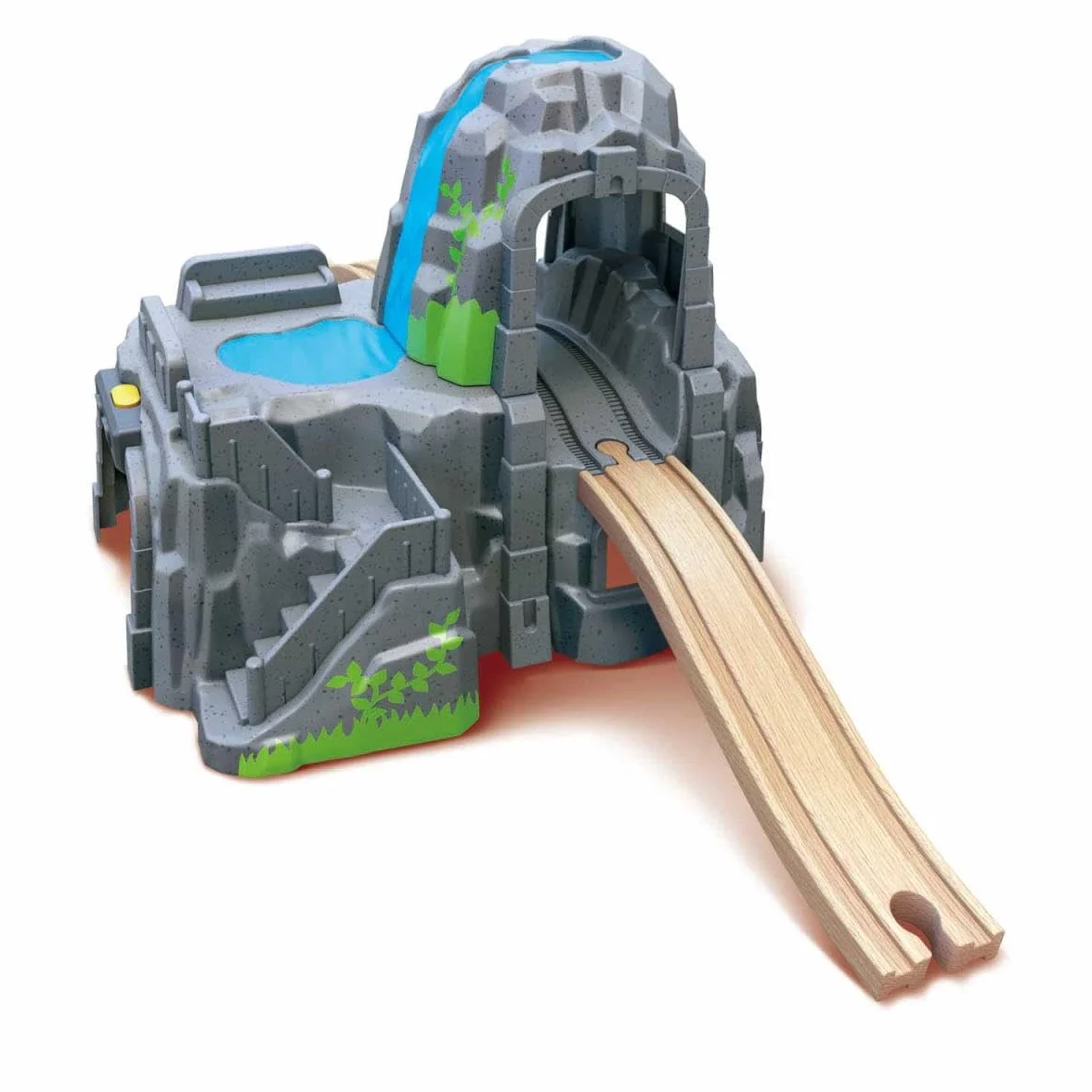 Hape E3739 Light and Sound Mountain Tunnel - Wooden Train Track Accessories