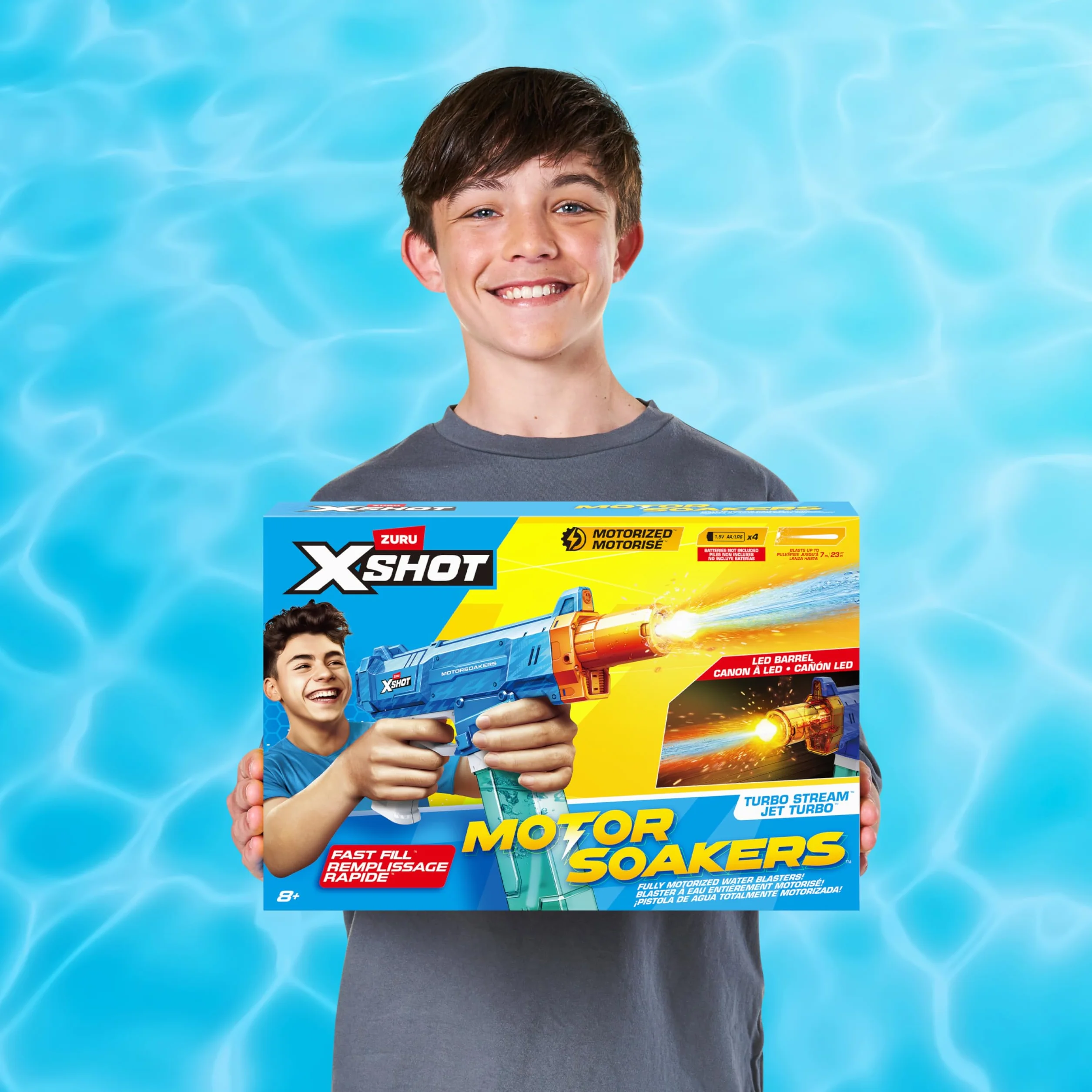 XSHOT SERIA NAPEŁNIANIA WODOODPORNEGO 1-TURBO STREAM MOTOR SOAKER