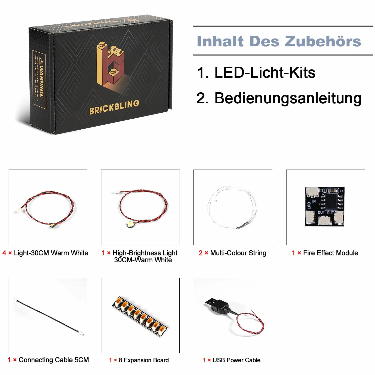 Zestaw świateł LED kompatybilny z Lego Christmas Table Decoration (nie jest to model), zestaw oświetleniowy kompatybilny z 40743 Christmas Table Decoration, kreatywna zabawka
