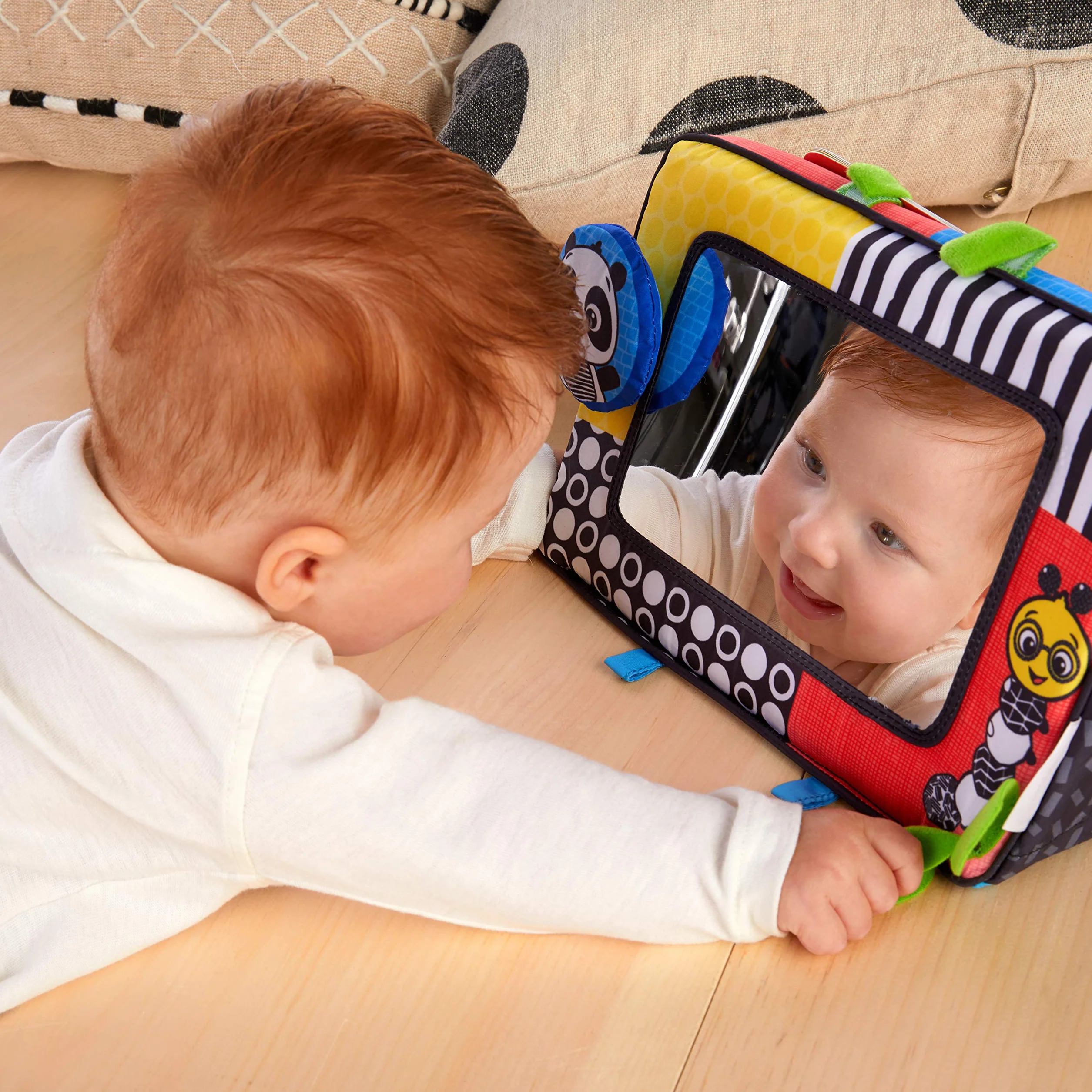 Baby Einstein, Flip For Art, lustra i karty o silnym kontraście, idealne do zabawy na brzuchu lub w podróży