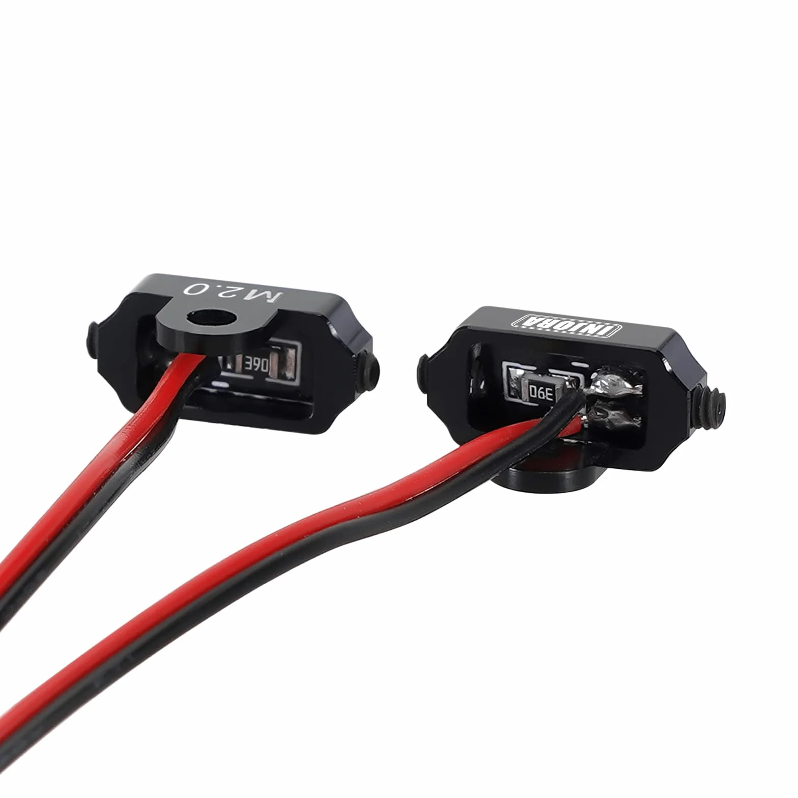 INJORA Zestaw świateł skalnych M2.0 z kontrolerem do TRX4M 1/18 RC Crawler (4 diody LED żółte)
