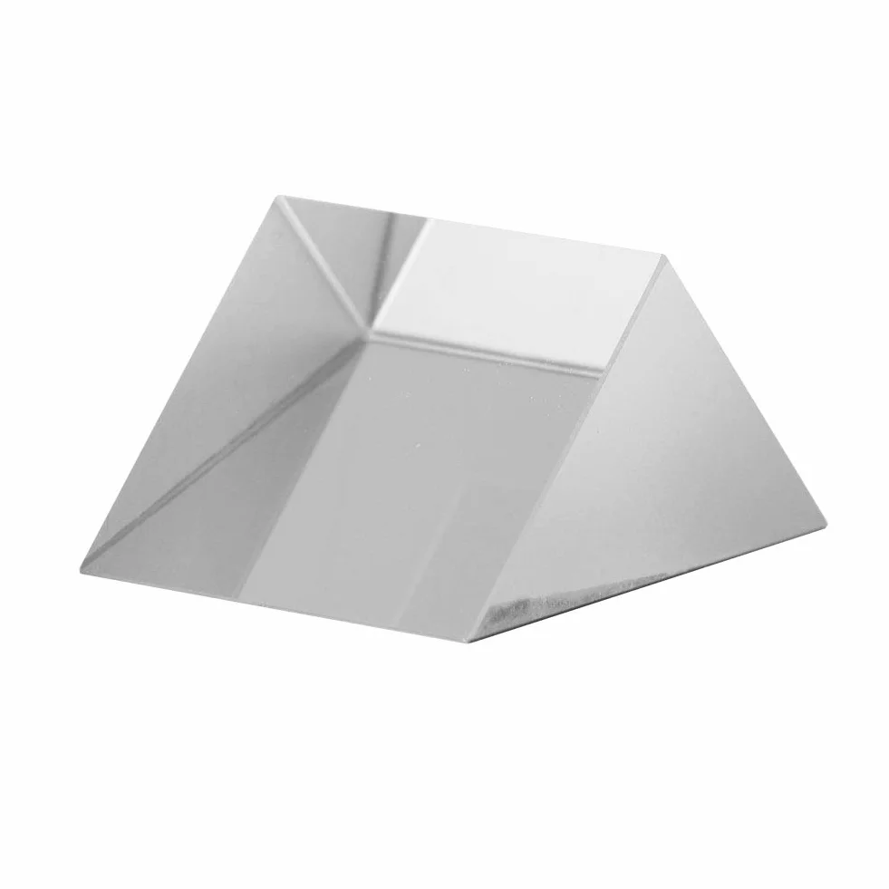 Trójkątne kryształowe pryzmat K9 Trójkątny pryzmat z optycznego szkła do nauki o spektrum świetlnym (20 * 20 * 20), endoskop i fiberoskop