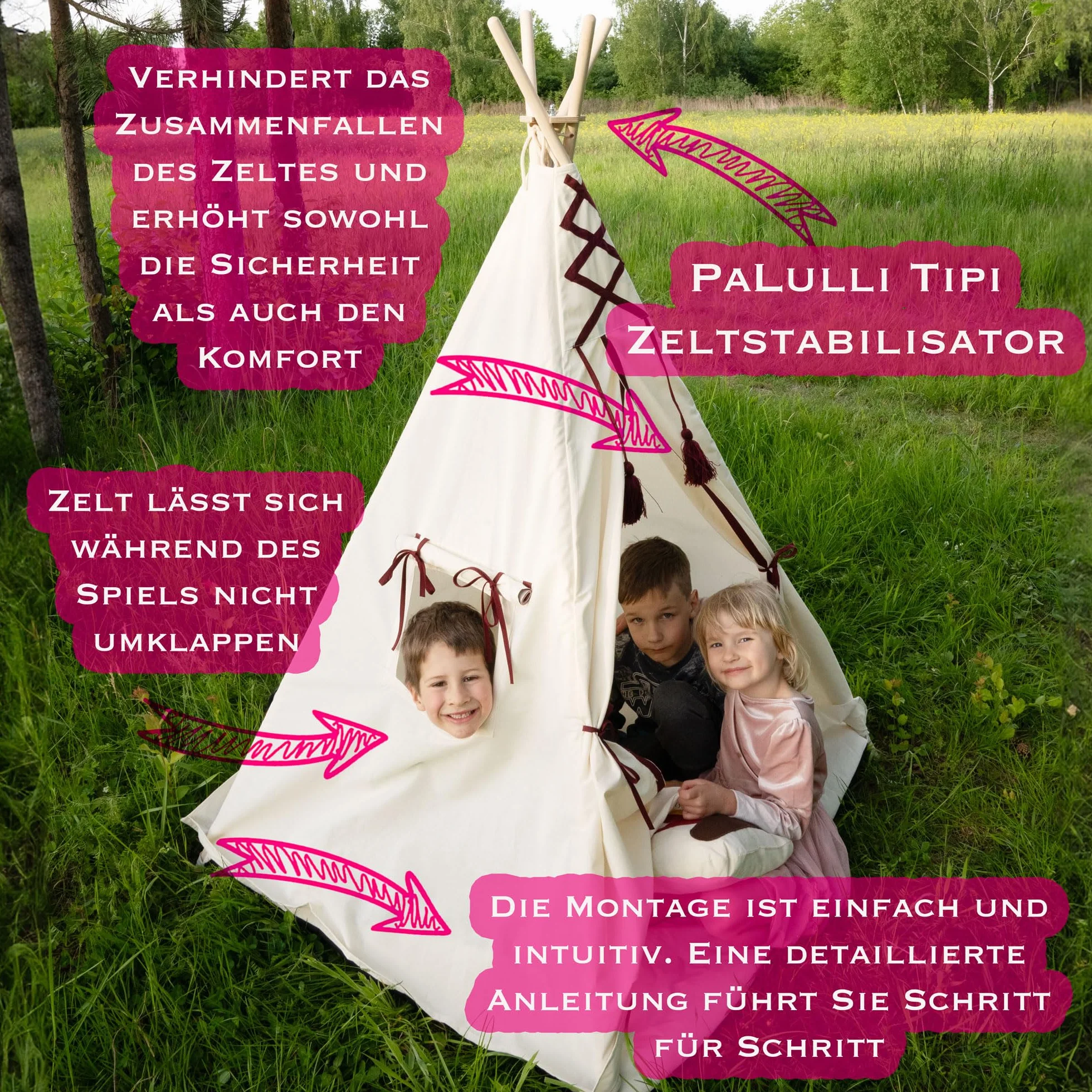 PaLulli Stabilizator Tipi - System Blokujący i Stabilizujący, zestaw narzędzi do herbaty