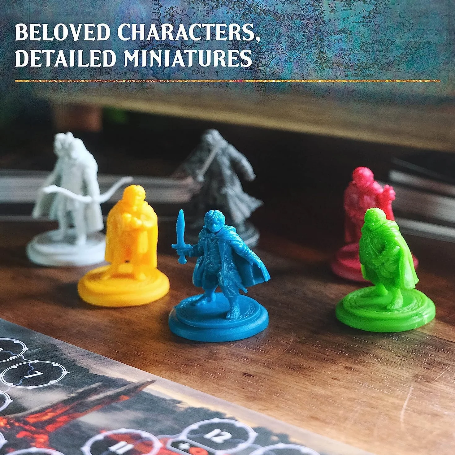 Ravensburger Lord of the Rings Adventure Book - wciągająca rodzinna gra planszowa dla dzieci i dorosłych w wieku 10 lat i starszych od 1 do 4 graczy