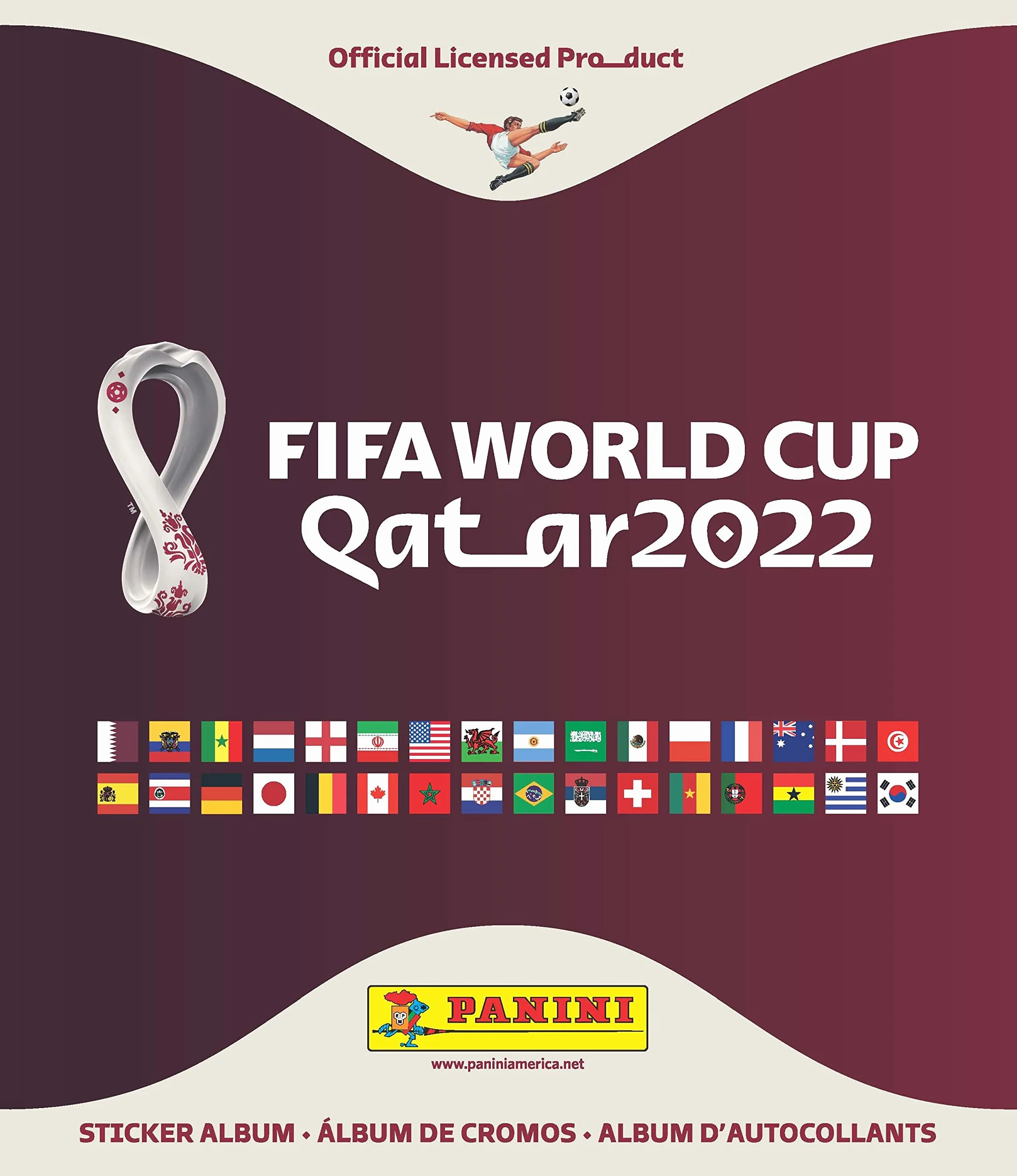 Panini World Cup Qatar 2022 Complete 670 Sticker Collection + Album biały