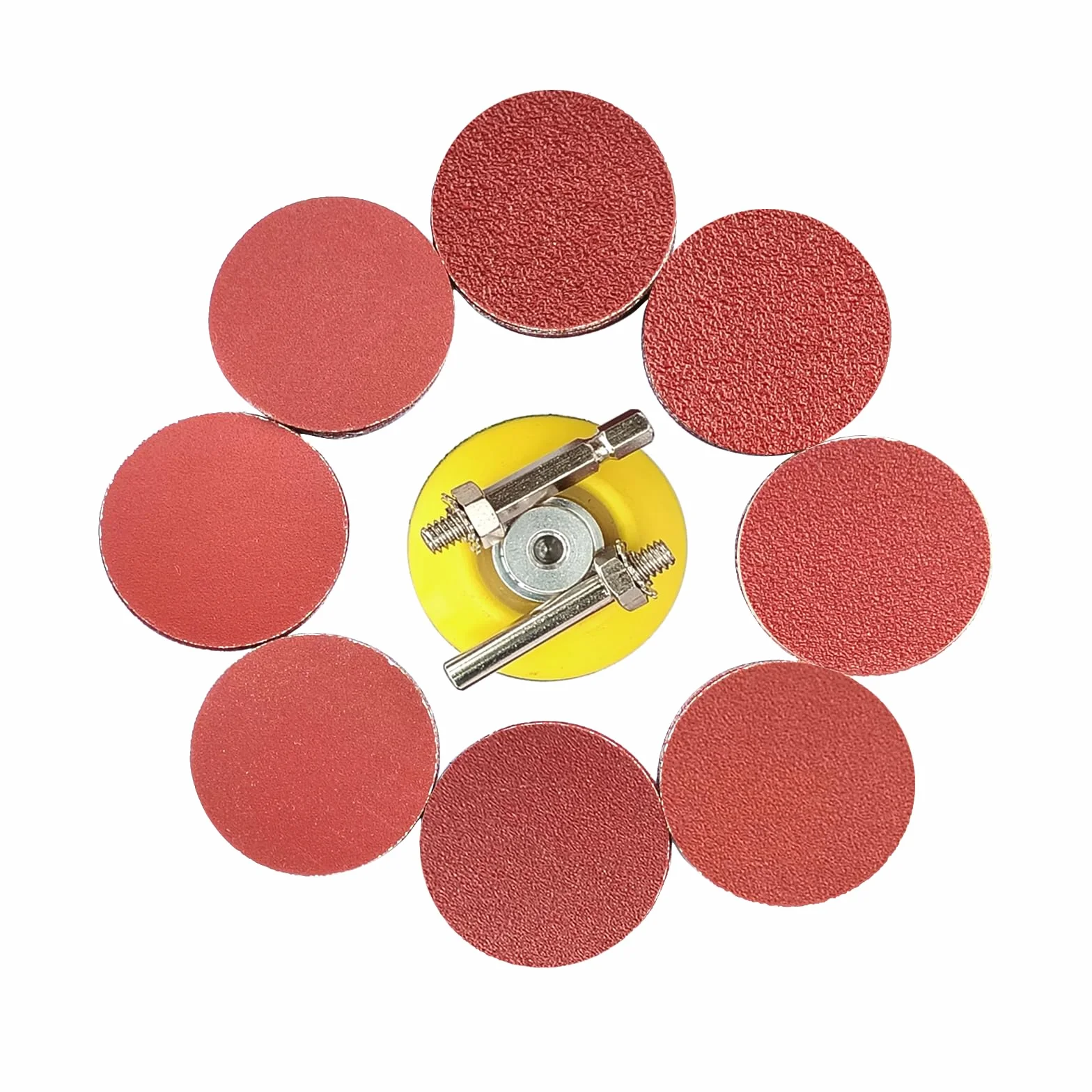 100 sztuk papieru ściernego na rzep 50 mm ziarnistość 40 60 80 120 150 180 240 320 400 600 nadają się do mini polerek