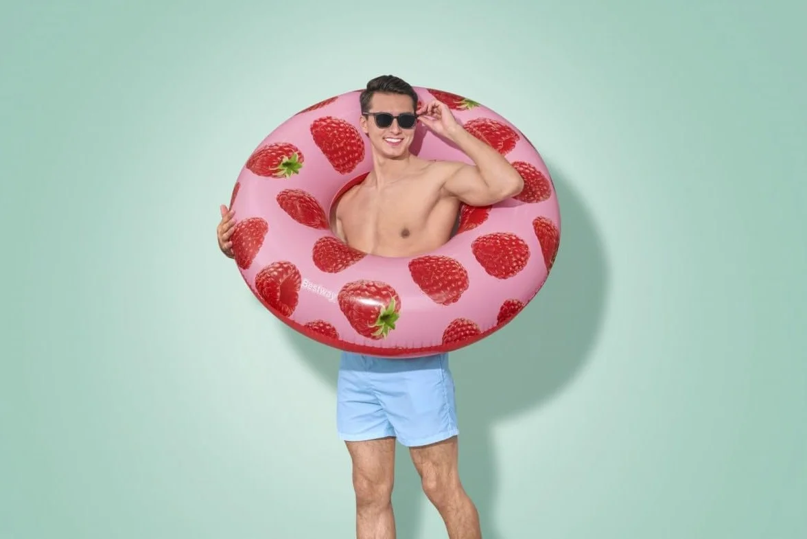 Bestway 1036231Xxx21 Φ47"/Φ1.19M Scentsational Raspberry Swim Ring
