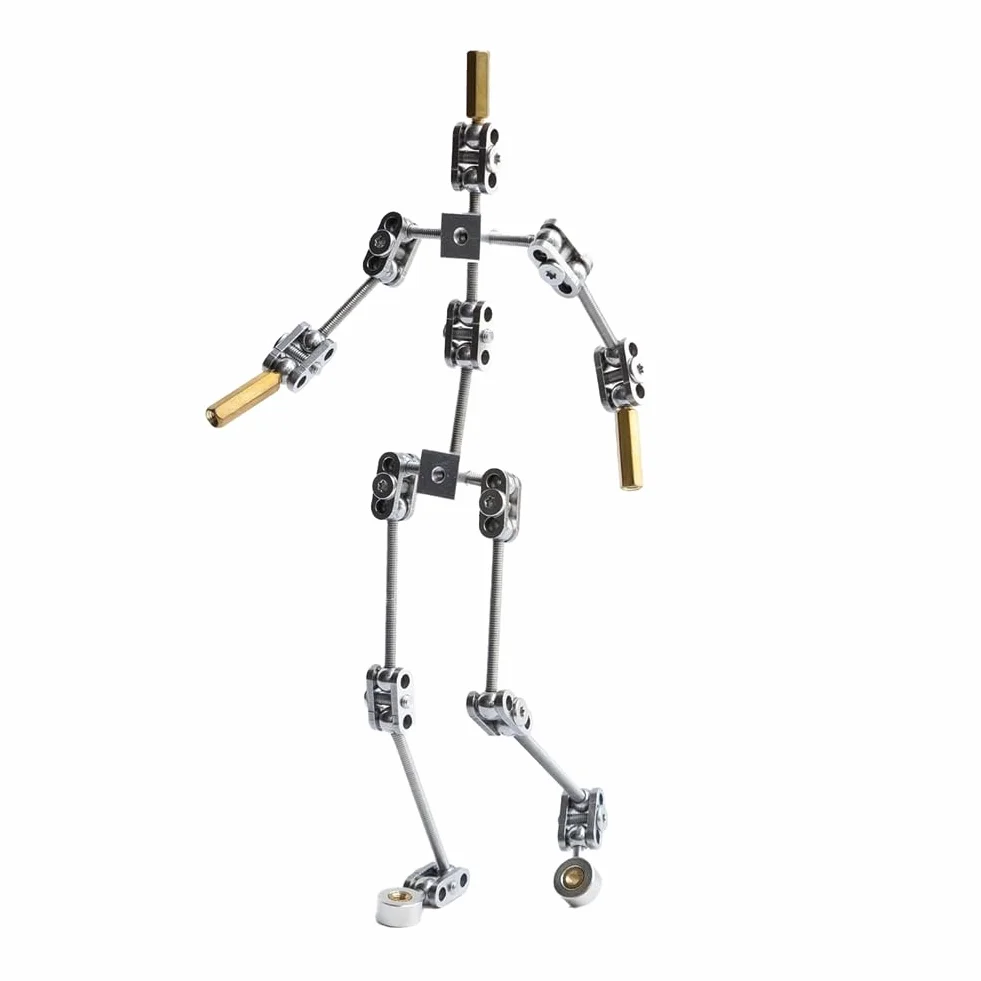 Armature Kit – szkielet lalki "zrób to " z metalu, łatwy montaż, animowane wzornictwo postaci, do animacji stop-motion
