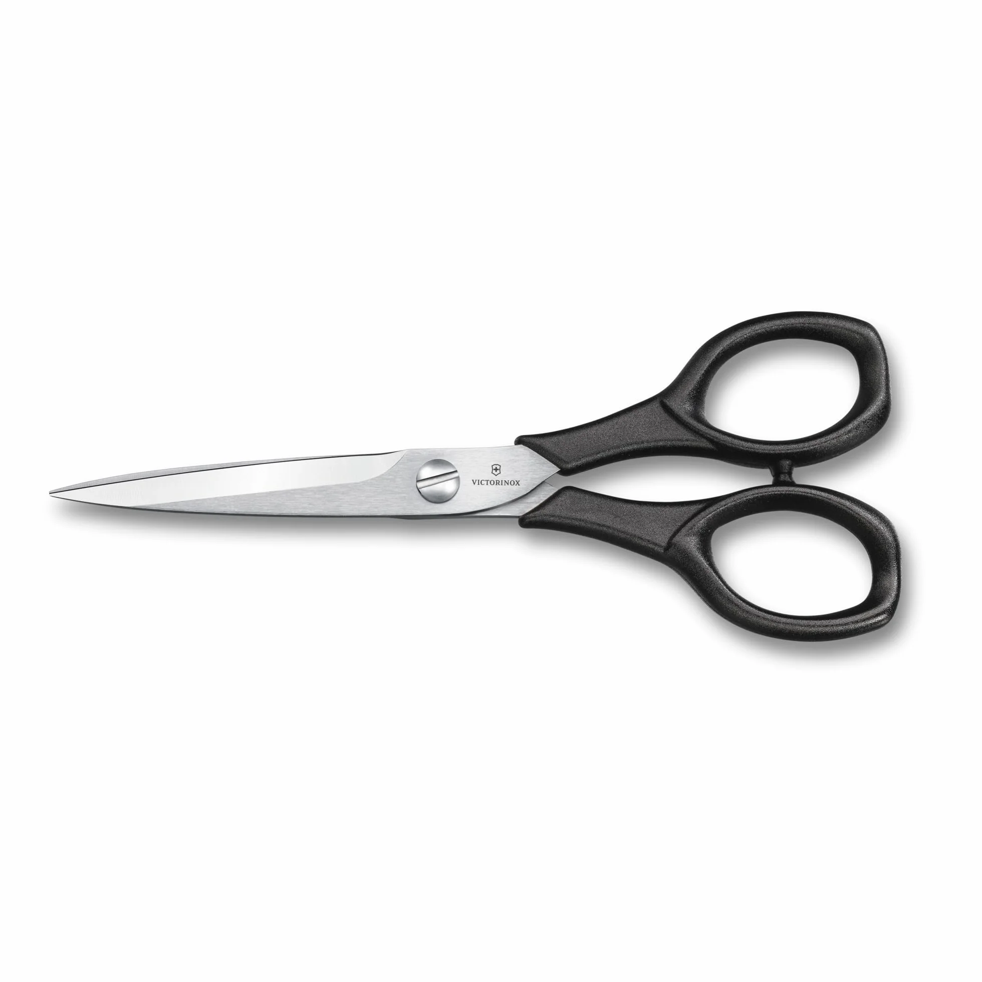 Victorinox Nożyczki domowe "Włochy", nożyczki rzemieślnicze, nożyczki do papieru, ostrze ostre, 16 cm, solidny plastikowy uchwyt, stal nierdzewna, czarny