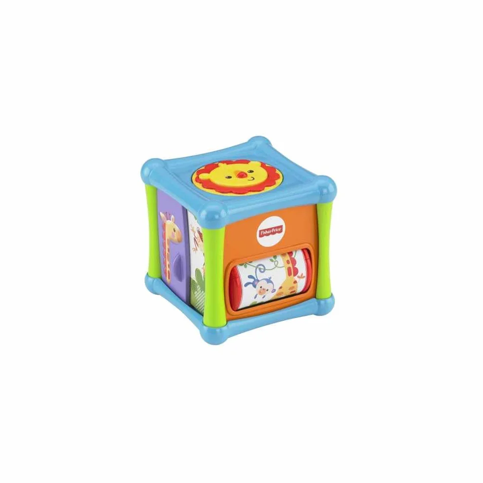 Fisher-Price BFH80 – Tierfreunde kostka, zabawka dla dzieci od 6 miesięcy