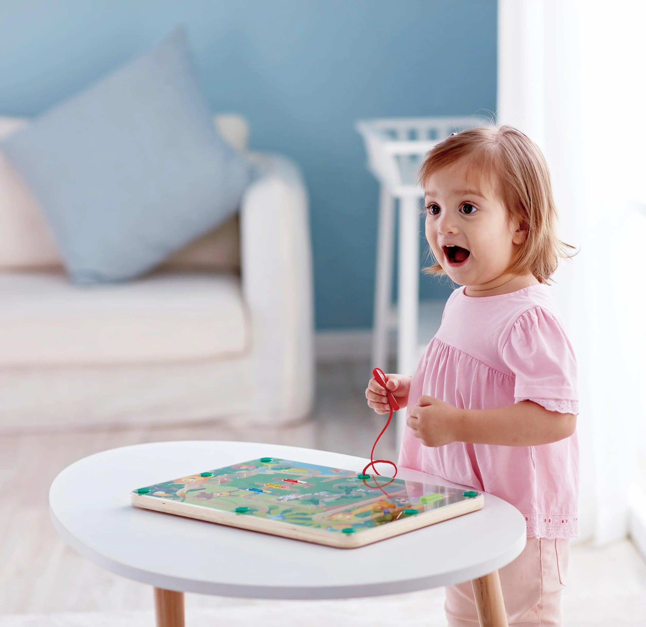 Hape E1714 Wooden Jungle Magnetic Maze