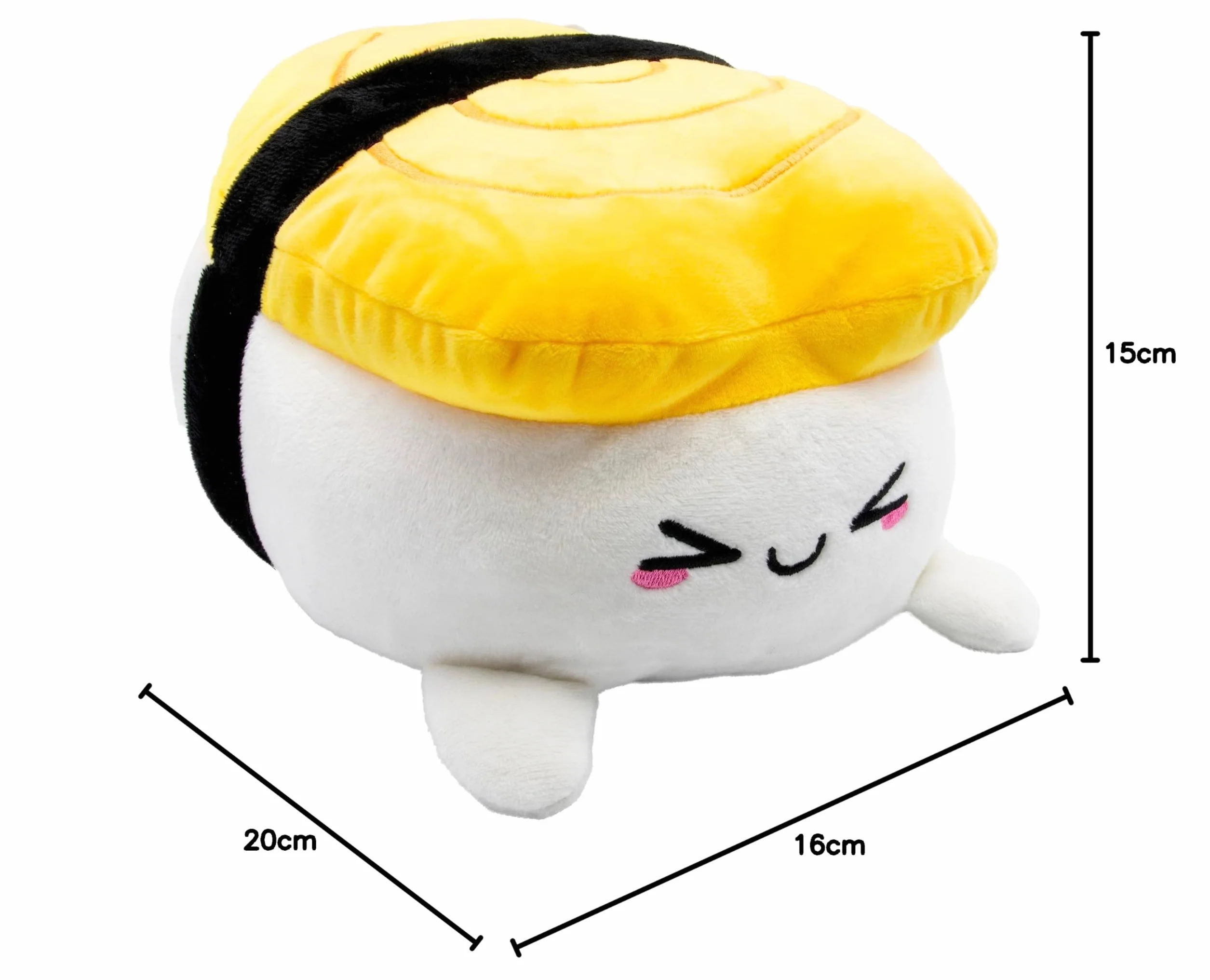 Joy Toy - Yummis Plushi Nigiri z pluszowym jajkiem - 20 x 16 x 15 cm