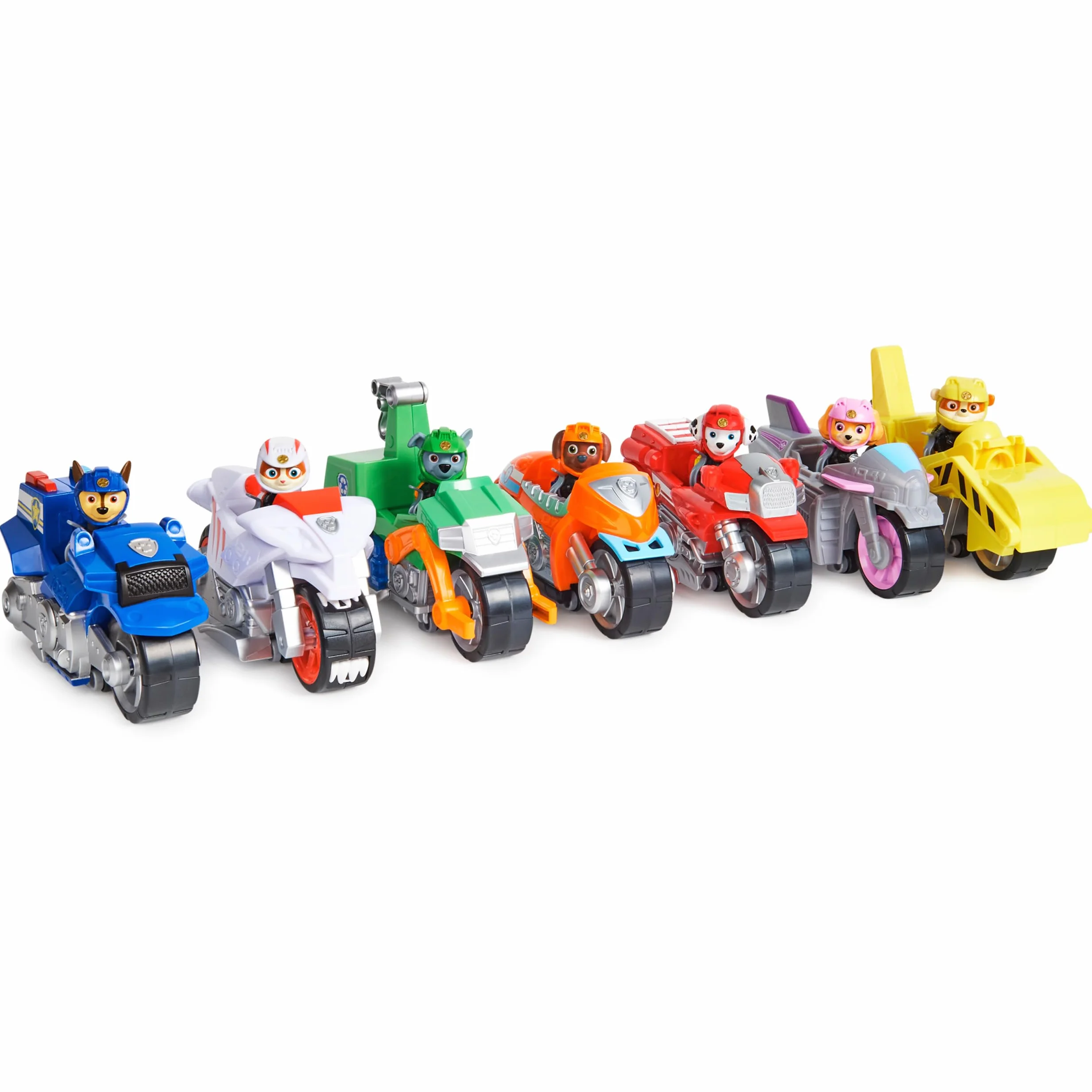 Paw Patrol, Motocykl dla dzieci Wildcat's Deluxe Pull Back Pojazd Motocyklowy z Wheelie Feature and Figure