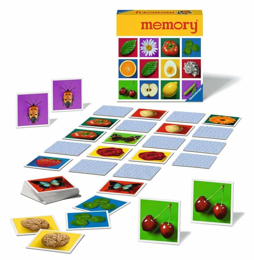Ravensburger - 20889 - Ravensburger Classic memory®, Neuauflage des Spieleklassikers aus dem Jahr 1969, Merkspiel für 2-8 Spieler ab 6 Jahren