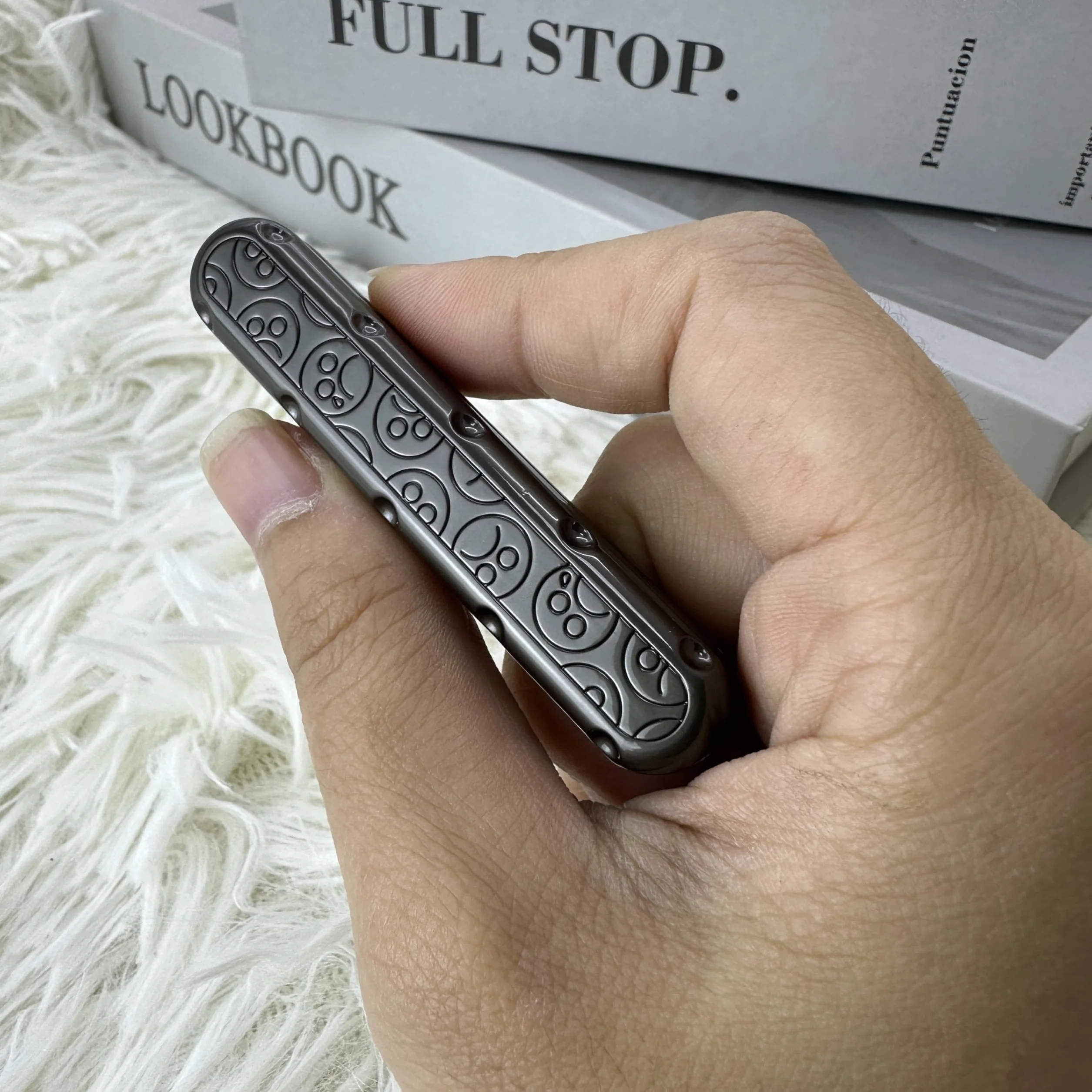 T-Conceal Edc Fidget Slider Fidget Toy Adult Stress Relief Metal Rotation Push Pull ADHD rekreacyjna zabawka fidget dotykowa miętowa