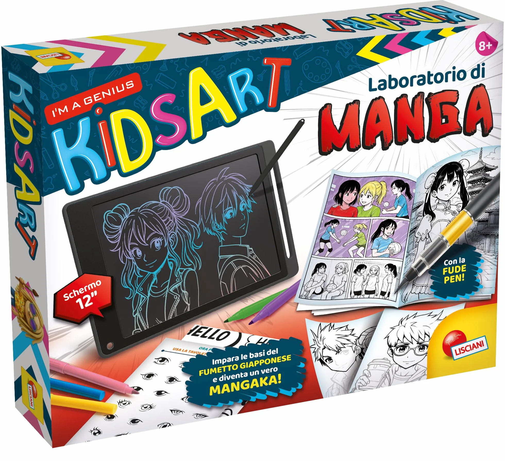 Lisciani Giochi - I'm a Genius Kids Art The Manga Laboratorium, 117352