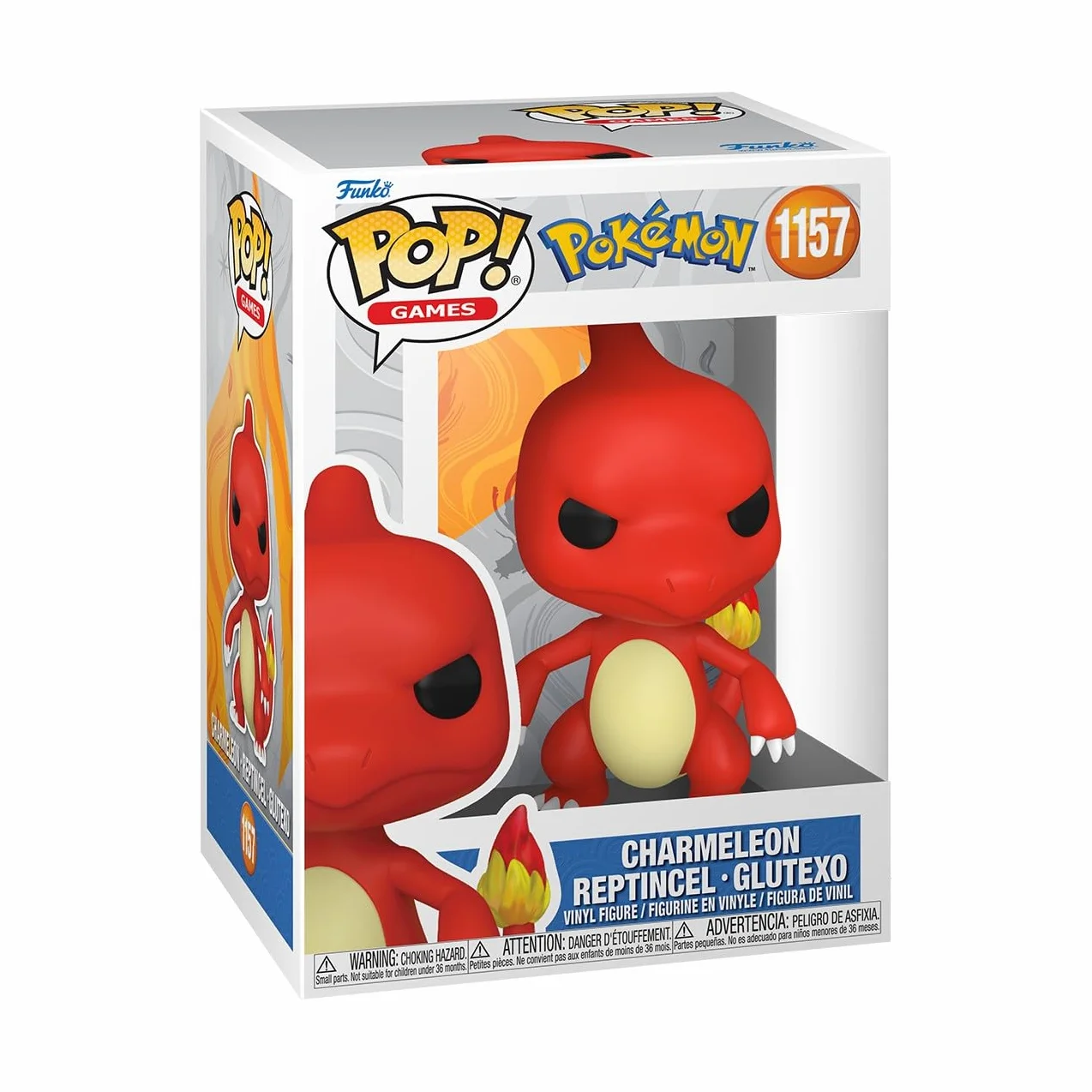 Funko Gry POP: Pokemon - Charmeleon - Figurka winylowa kolekcjonerska - pomysł na prezent - Oficjalny produkt - Zabawki dla dzieci i dorosłych - Model figurowy dla kolekcjonerów i wystawy
