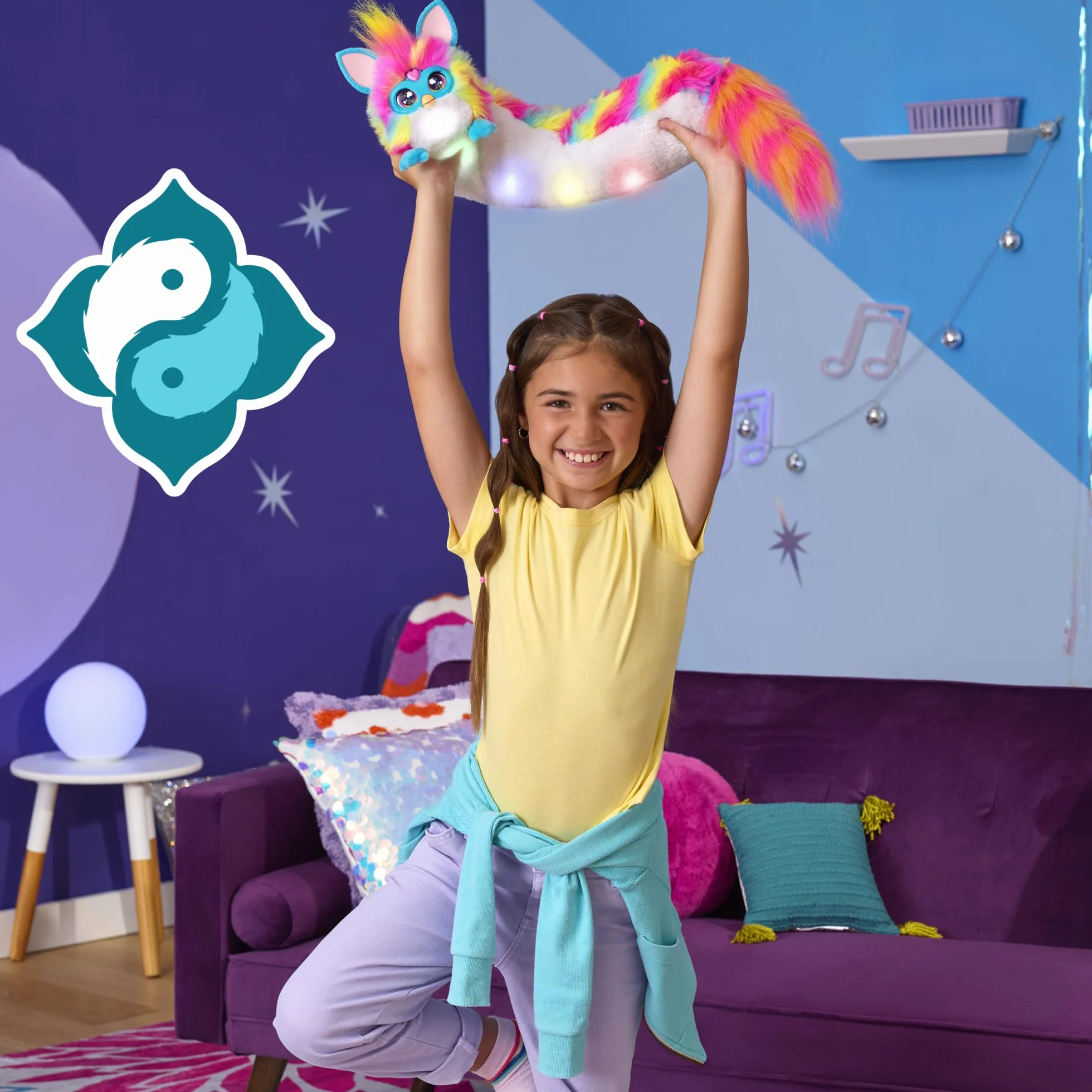 Furby interaktywny pluszak 5 trybów 1000+ kombinacji mówi po francusku i furbish od 6 lat wersja francuska