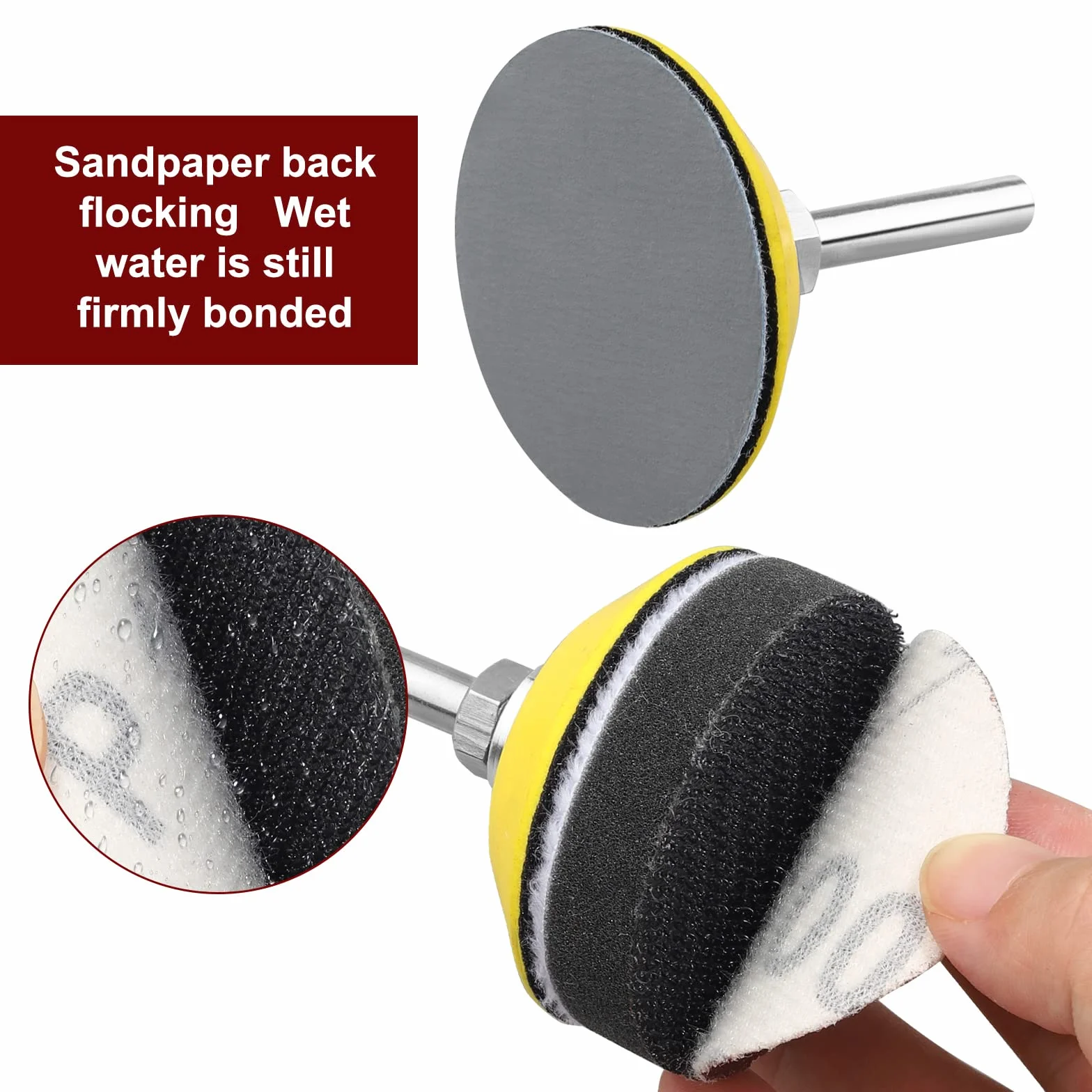 100 sztuk papieru ściernego na rzep 50 mm ziarnistość 40 60 80 120 150 180 240 320 400 600 nadają się do mini polerek
