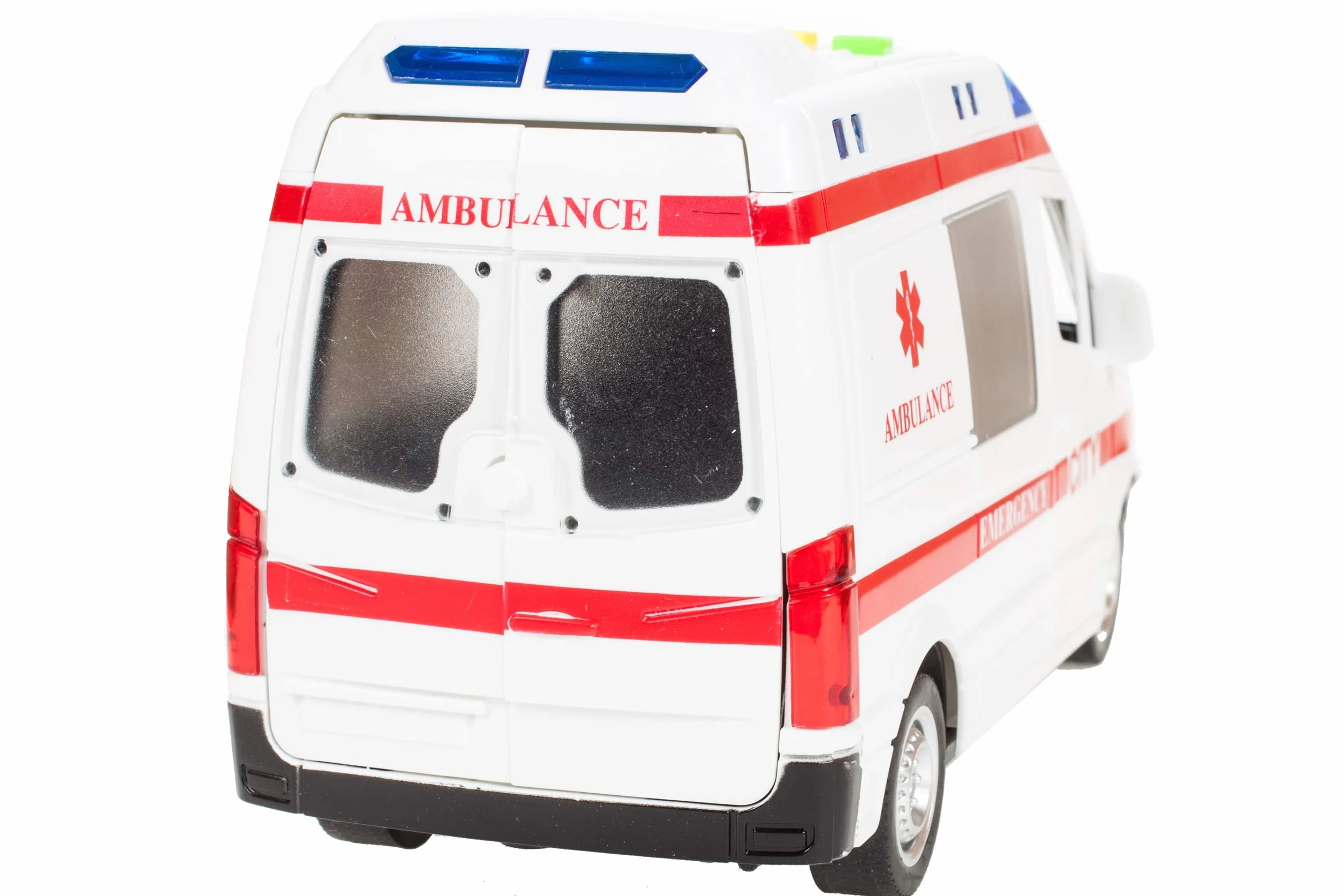 MalPlay 5901924207979 Ambulans Z Dźwiękiem 1:16 , Karetka ,wielokolorowy