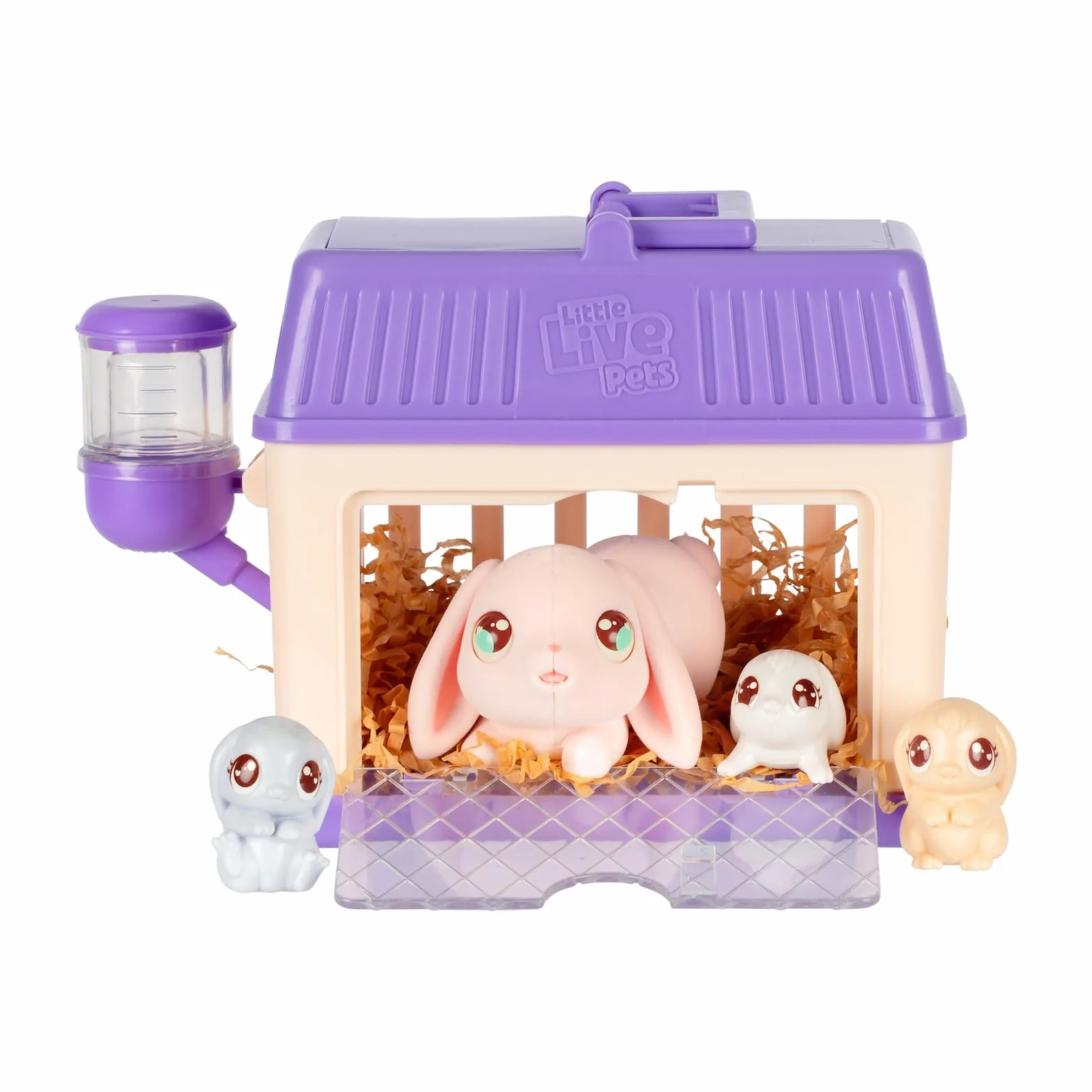 Little Live Pets – Mama Surprise Minis zajączek, pielęgnuj mamę chomika lub zajączka w swoim stajni i gorące 2, 3 lub 4 mini niemowlęta witają Little Live Pets – Mama Surprise Minis Bunschen